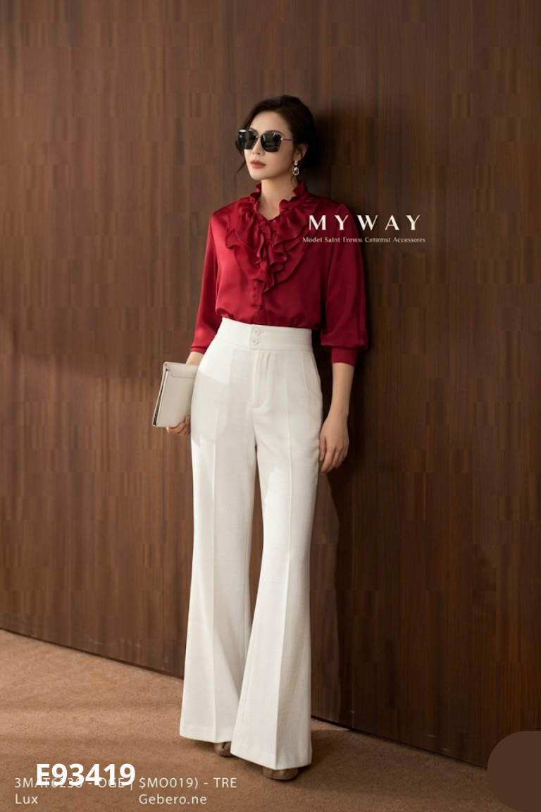 Quần MY WAY trắng loe