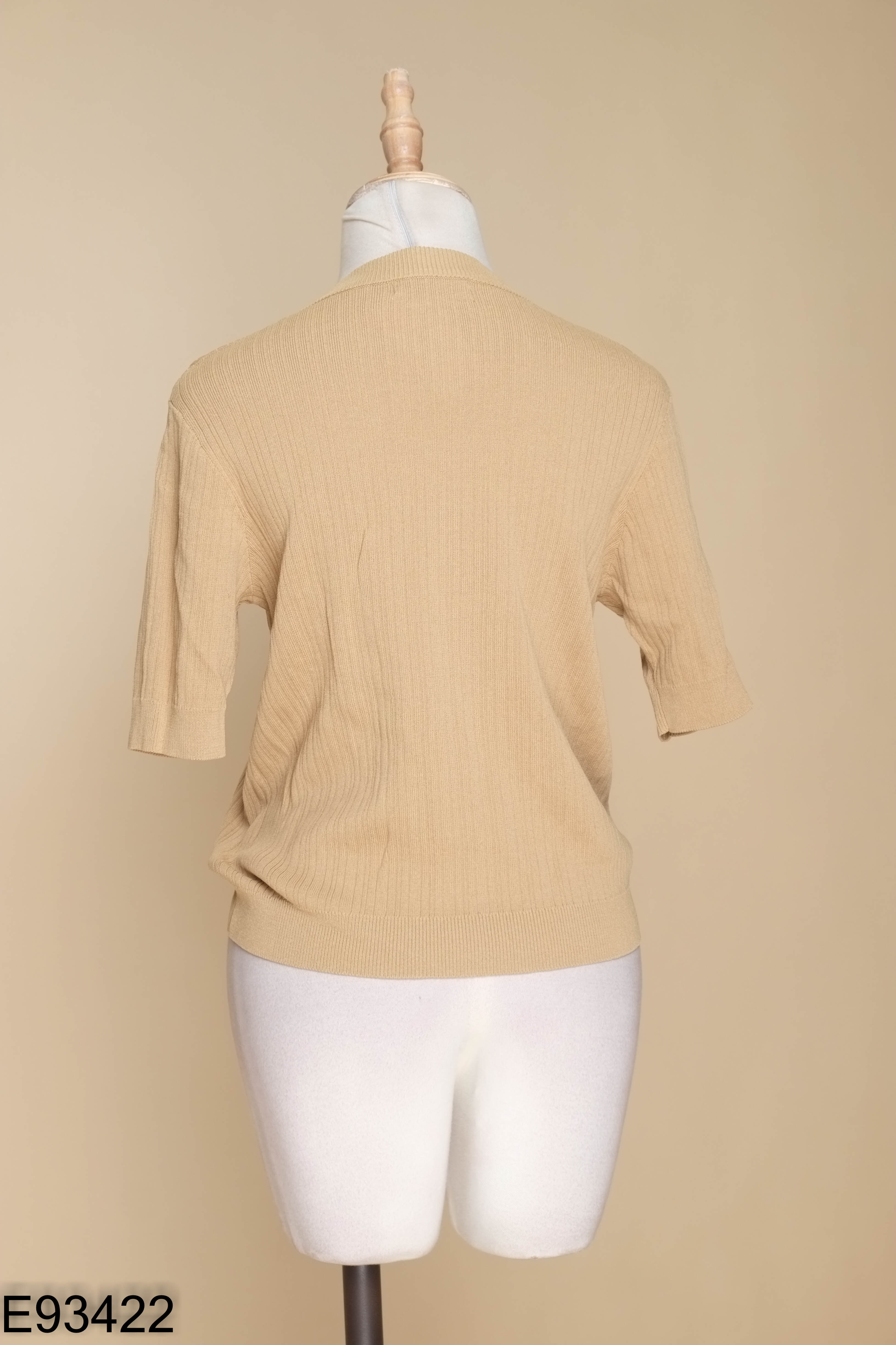 Áo cardigan nâu CANIFA ngắn tay