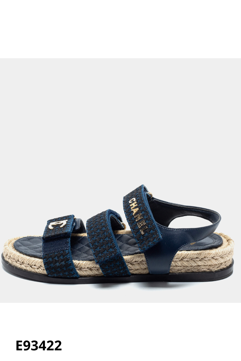 Sandals thừng phối xanh