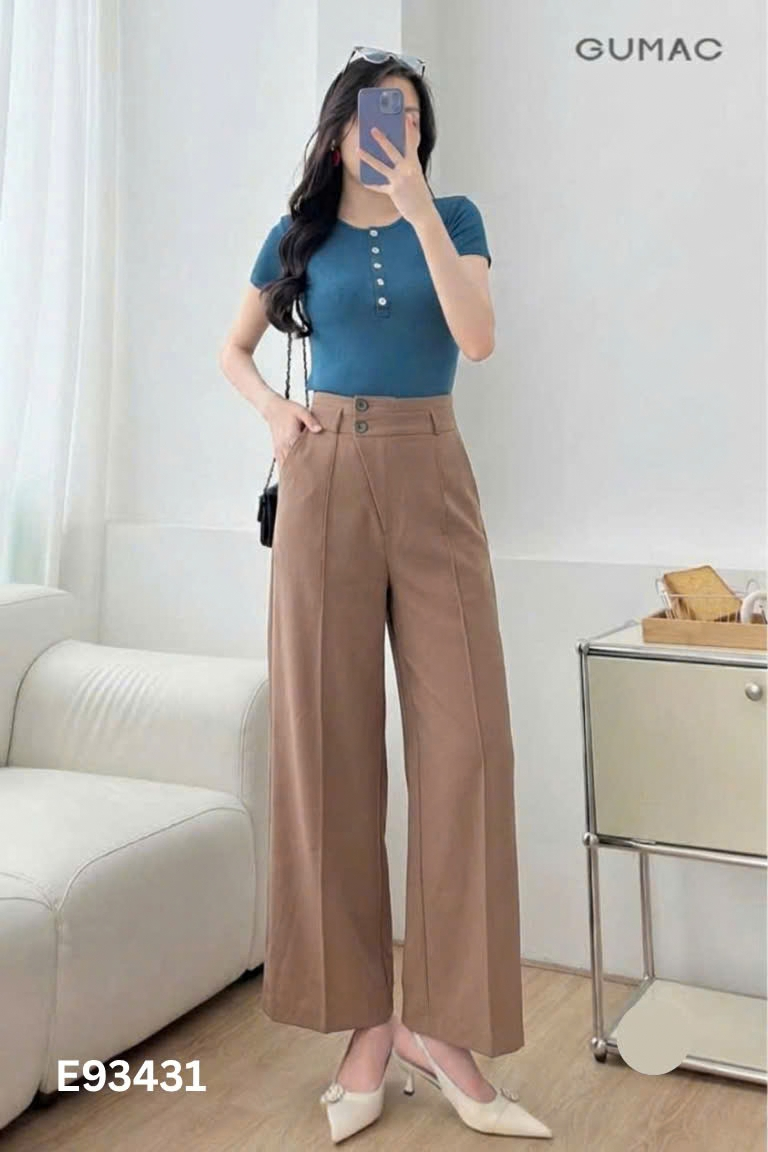 Quần CCHAT nâu trơn