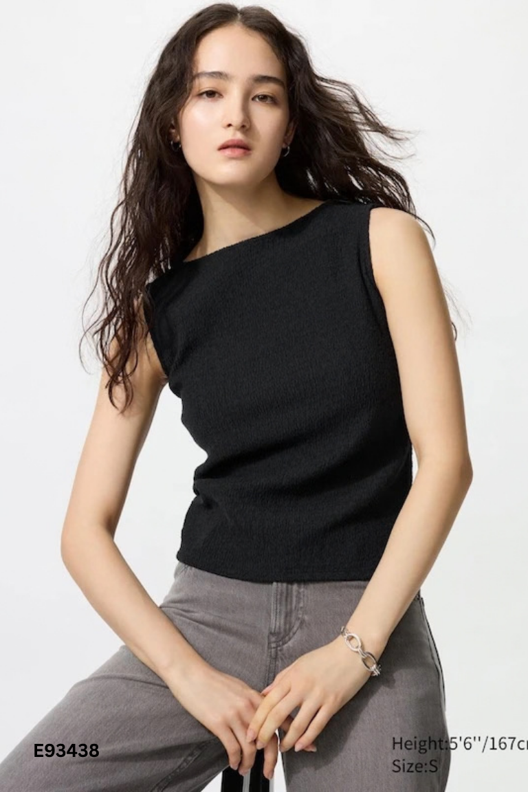 Áo gile đen UNIQLO