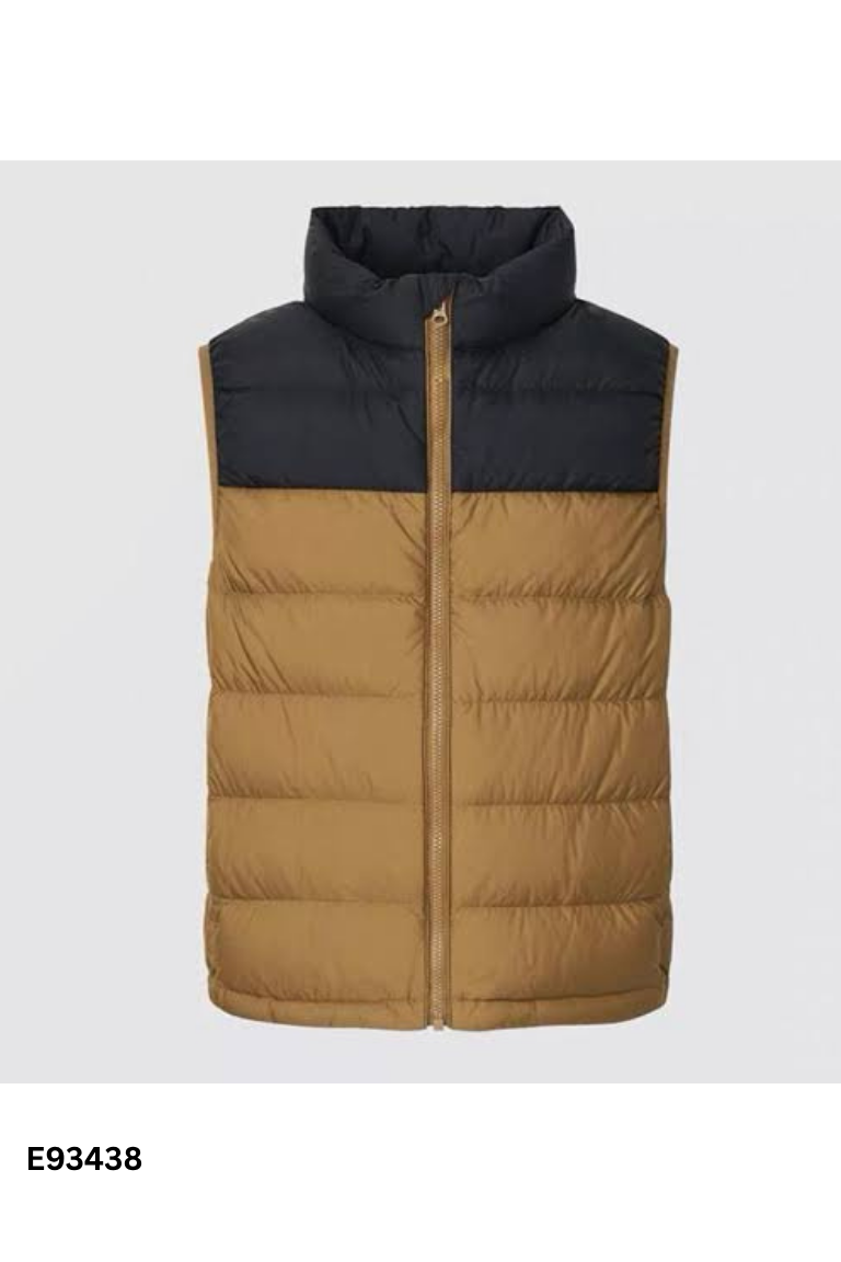 Áo phao nâu UNIQLO gile