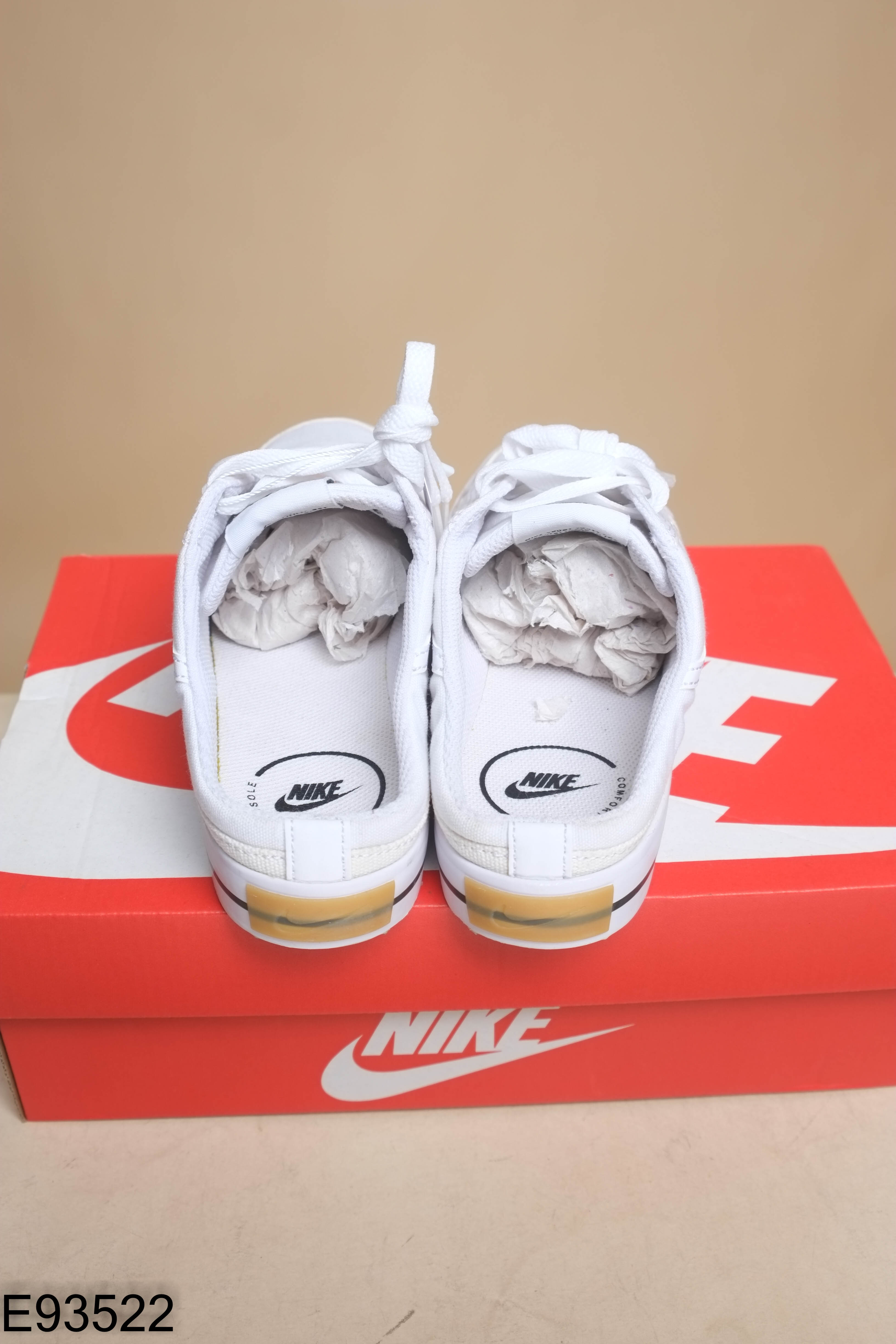 Giày mule NIKE trắng kem