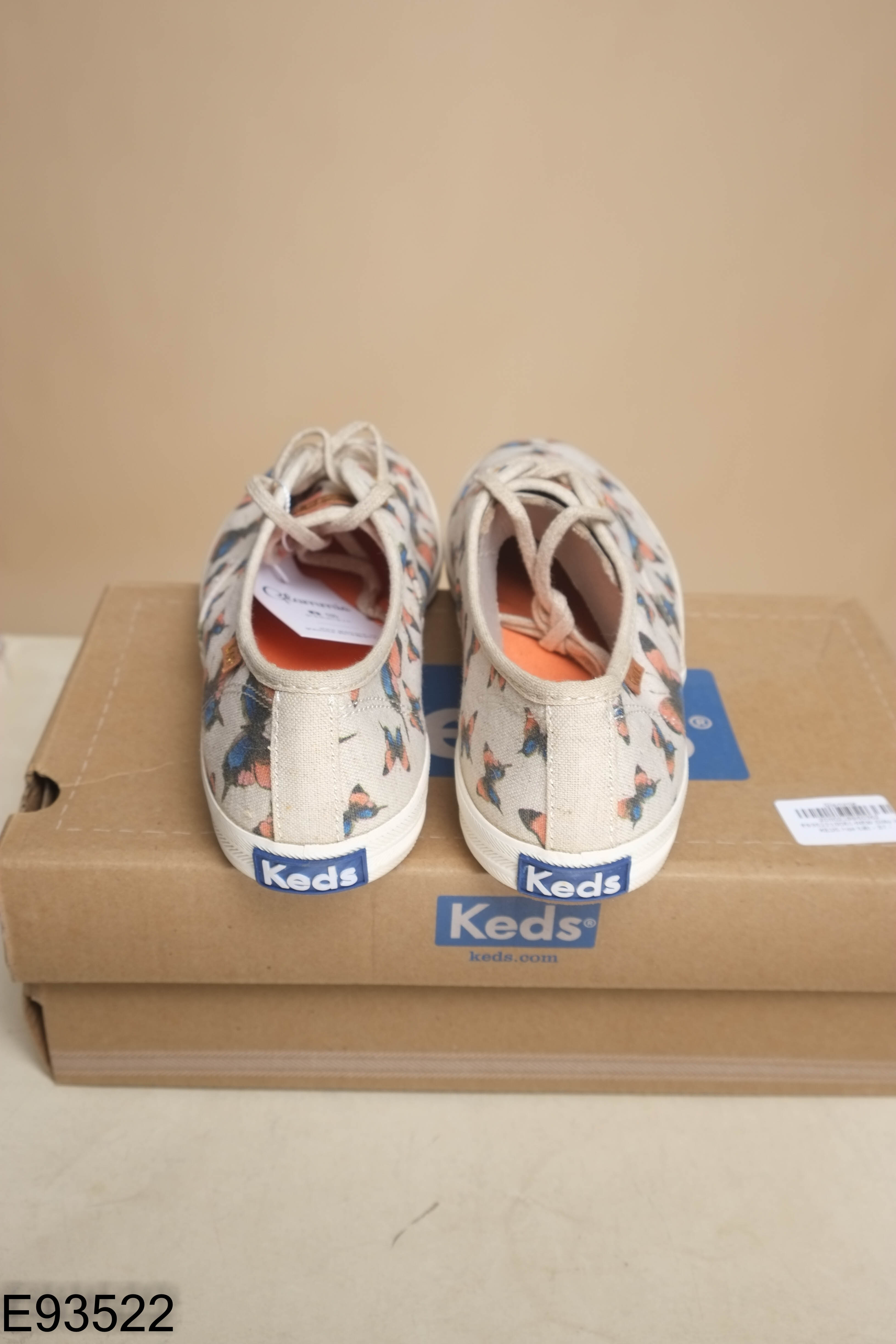 NEW Giày be KEDS họa tiết