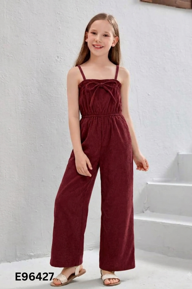 Yếm kaki đỏ chun eo KIDS