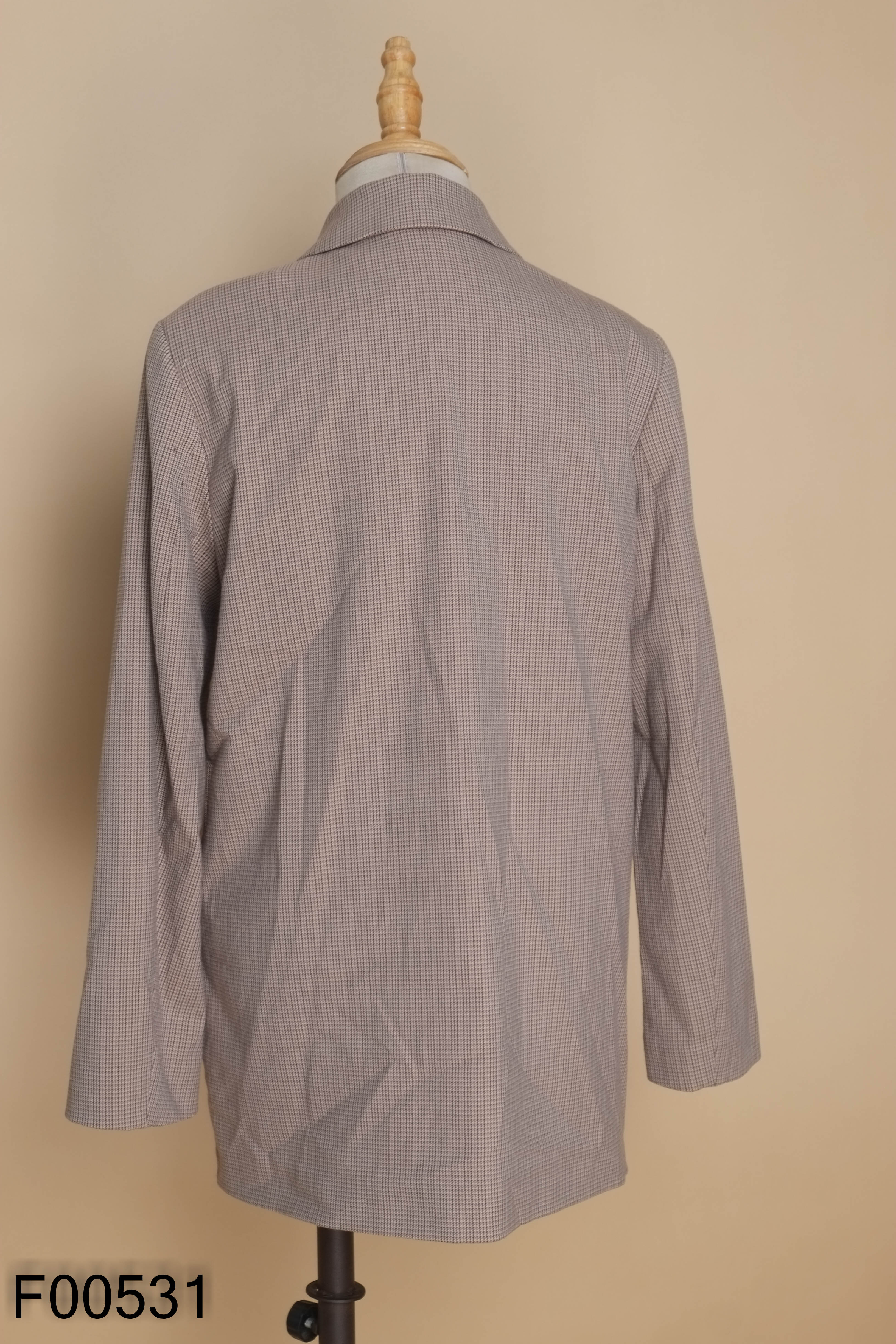 Áo blazer HM be kẻ