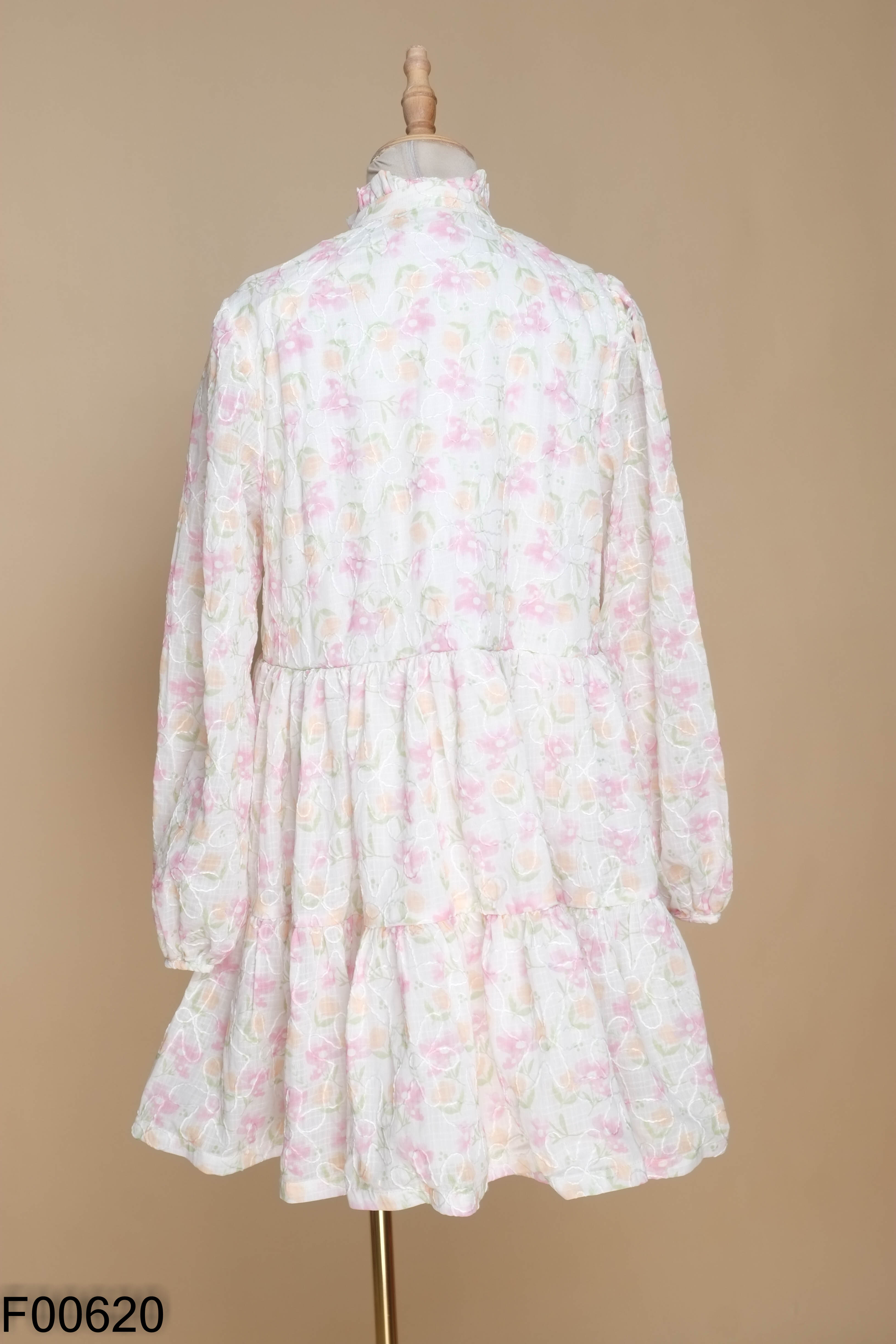 Váy babydoll RECHIC hồng hoa