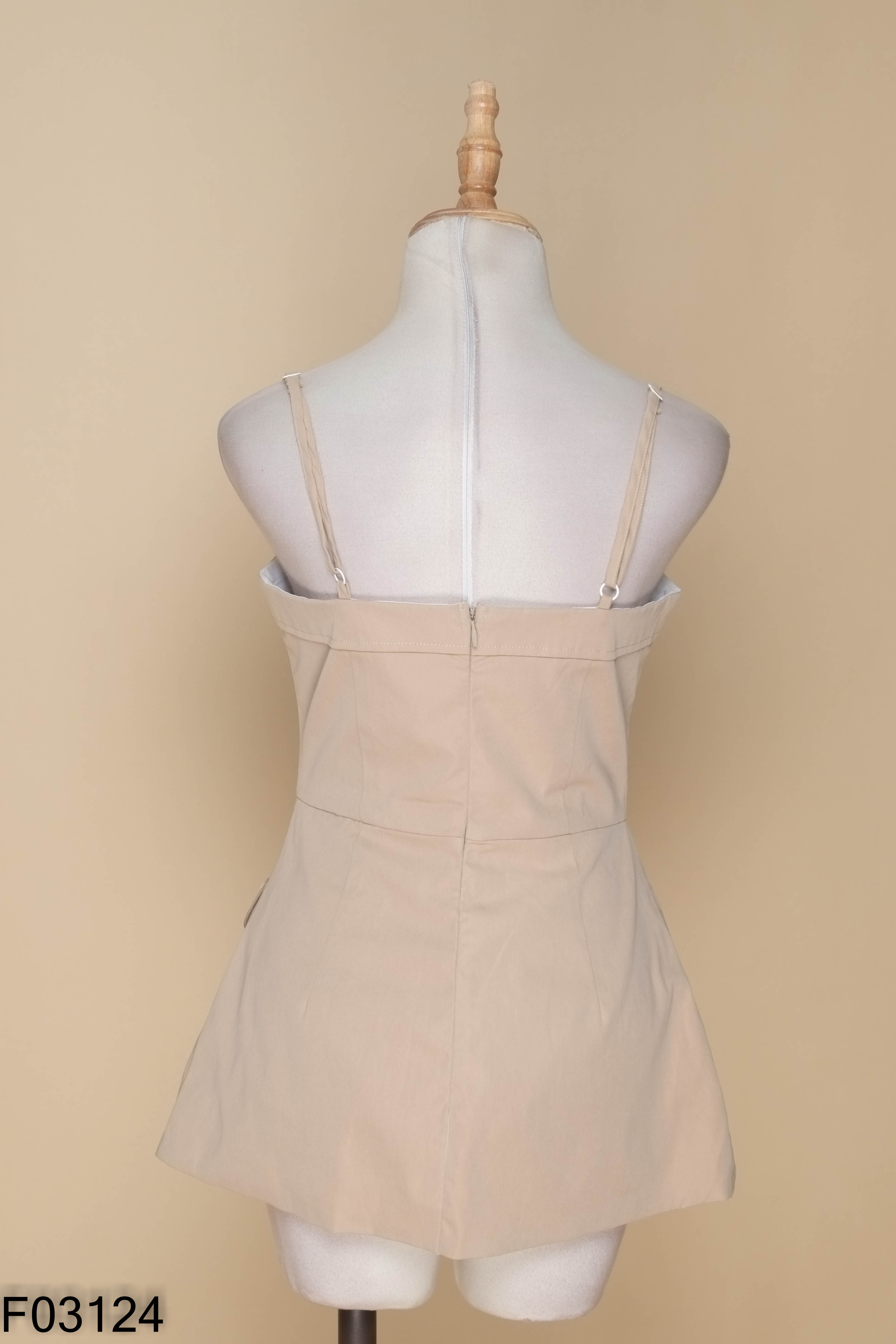 Áo SOPHIA STUDIO nâu hai dây