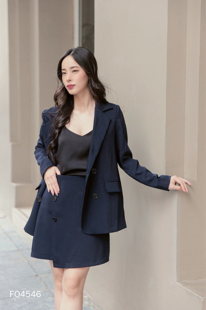 Áo blazer MAIIMER xanh than
