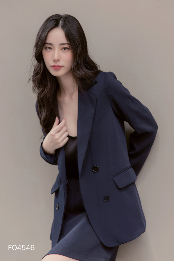 Áo blazer MAIIMER xanh than