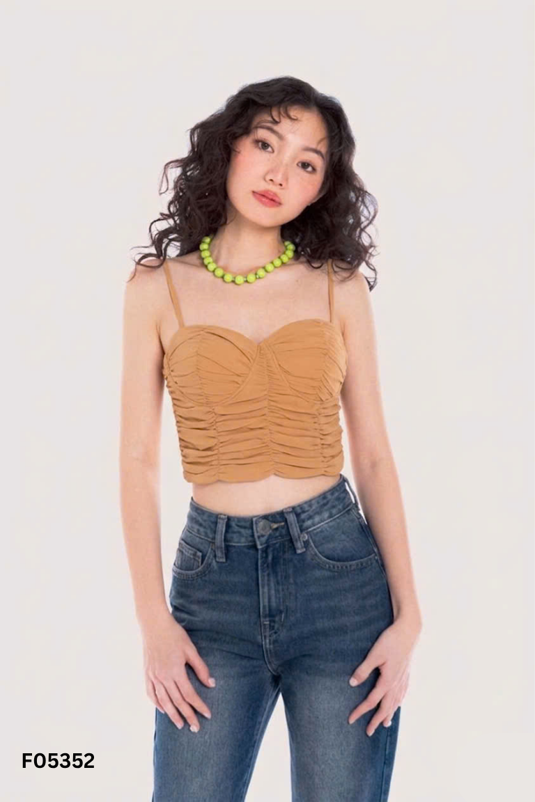 Áo YEN SON croptop hai dây có lót ngực