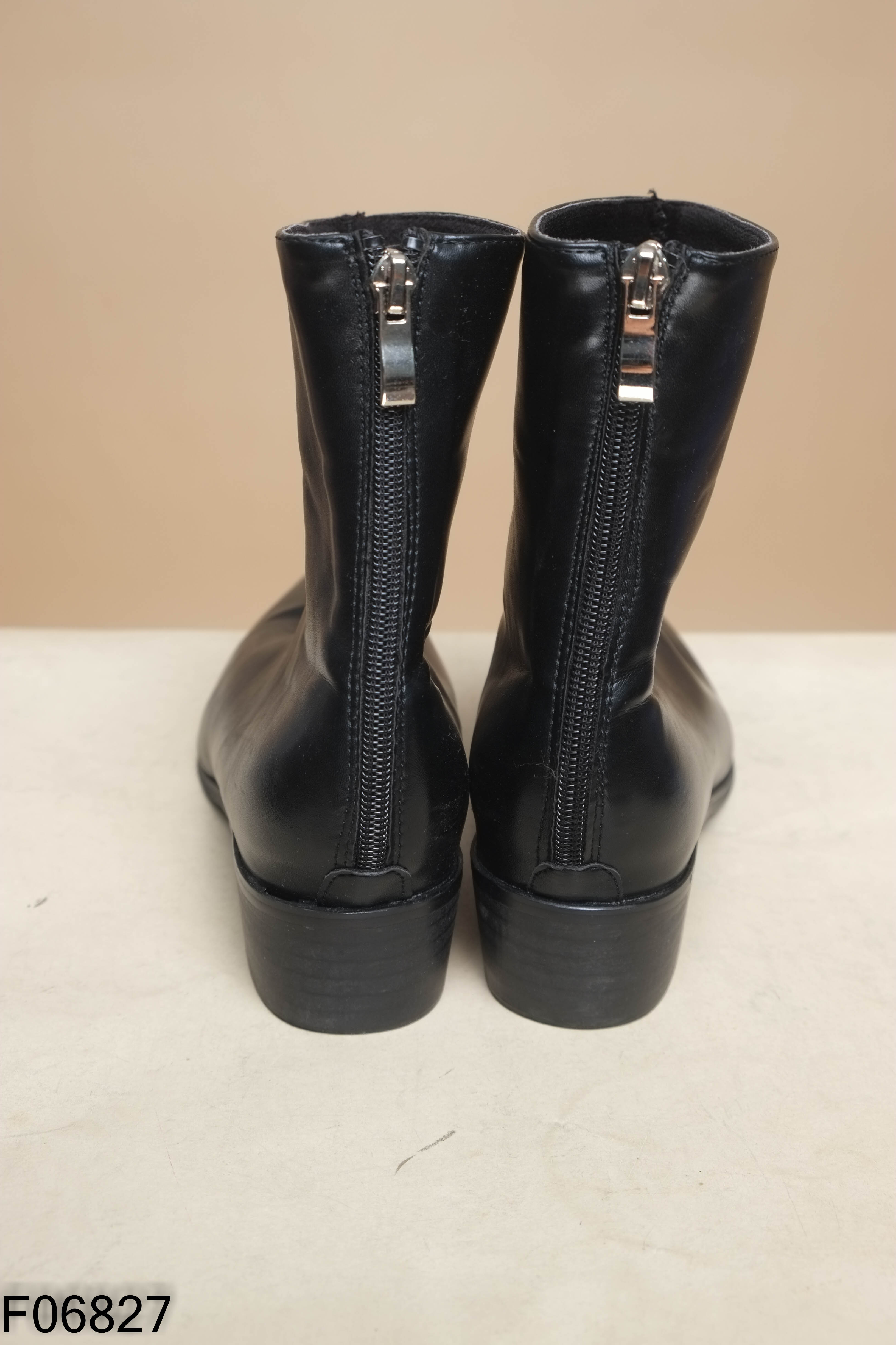 Boots da đen cổ thấp