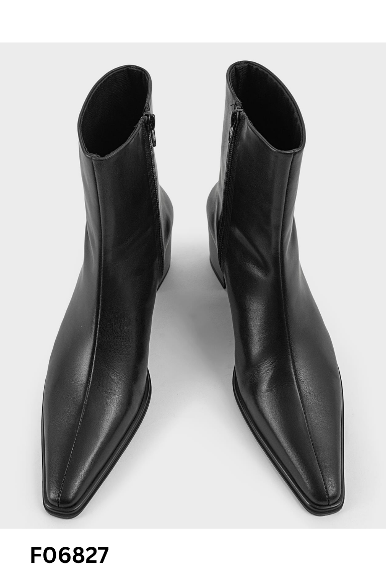 Boots da đen cổ thấp