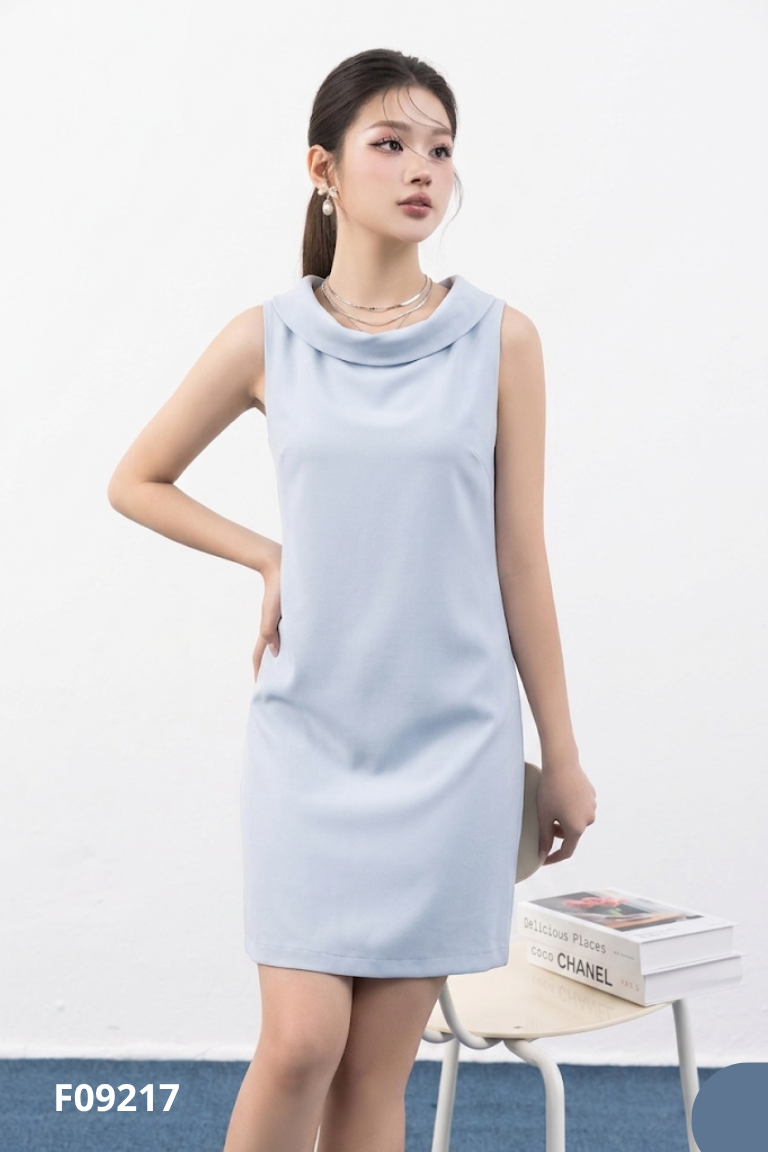 Váy EM DRESS xanh sát nách