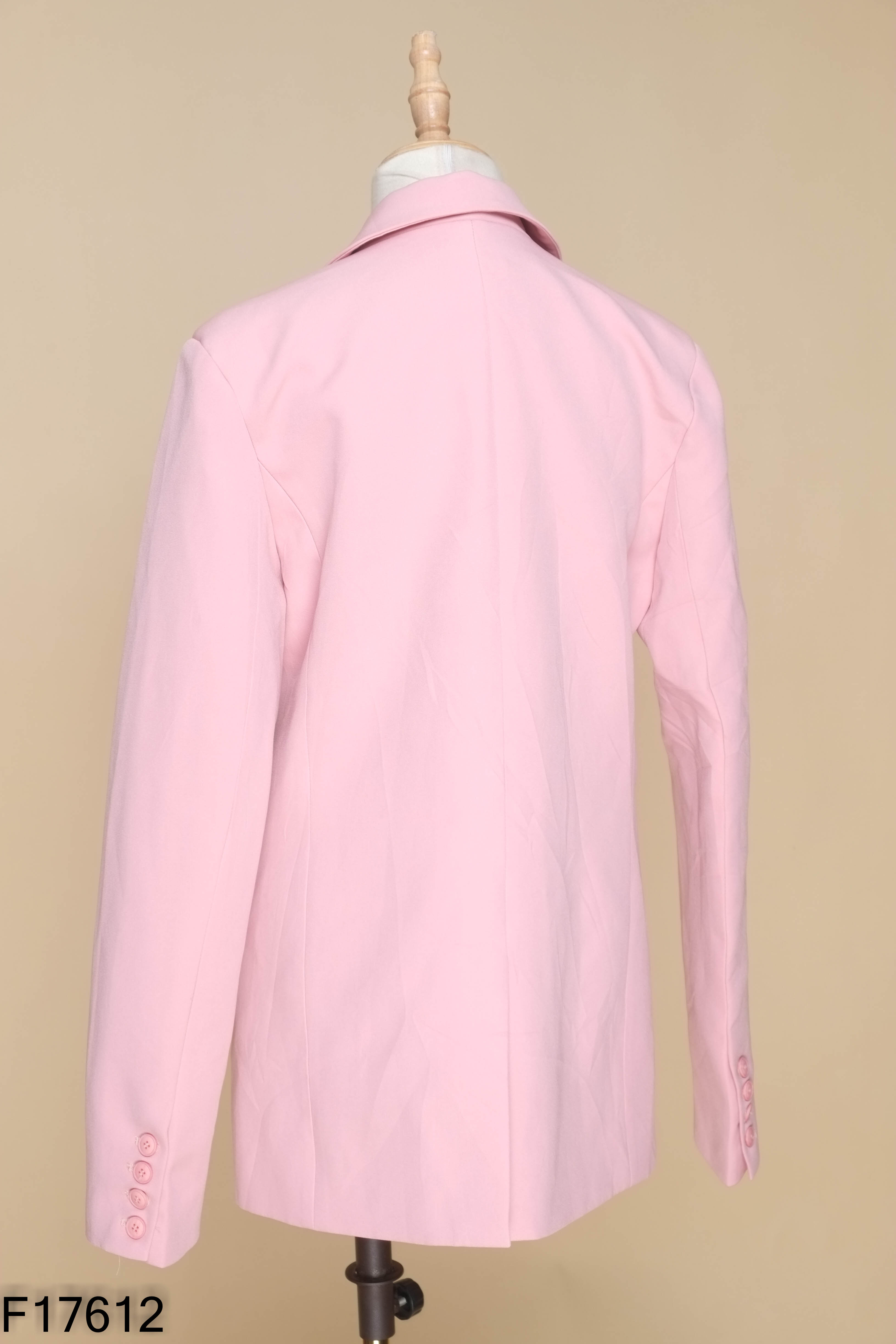 NEWTAG Áo blazer hồng trơn