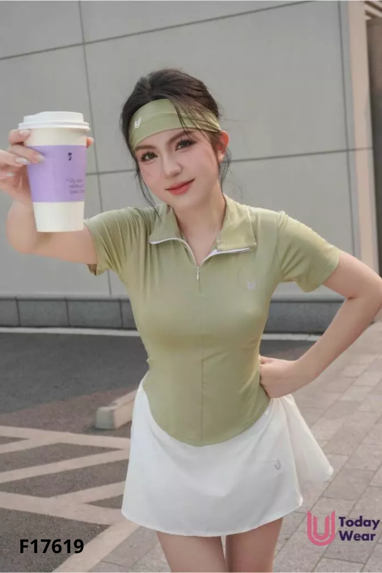 Áo tập TODAY U WAER xanh