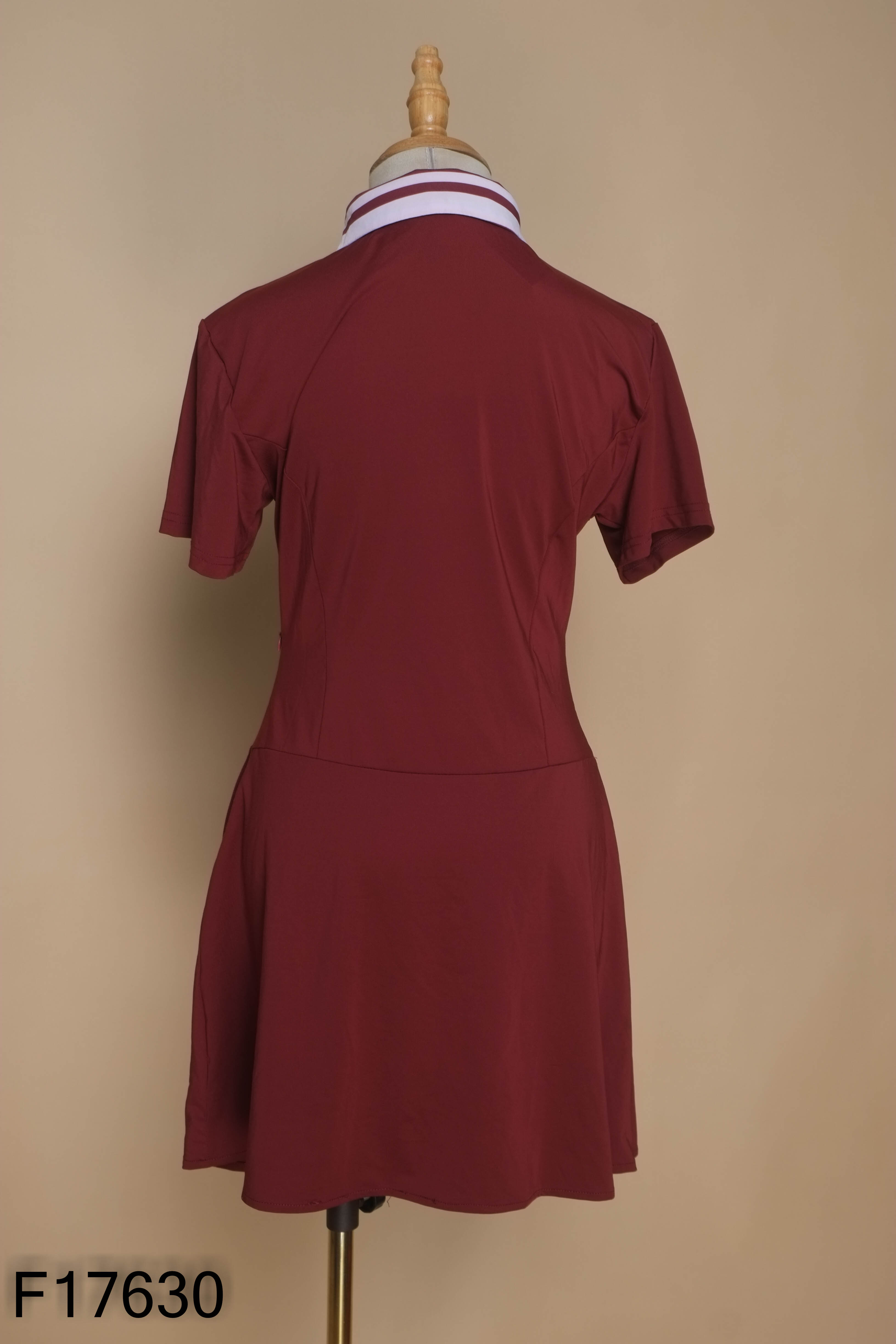 Váy tập TODAY U WEAR đỏ mận (kèm quần)