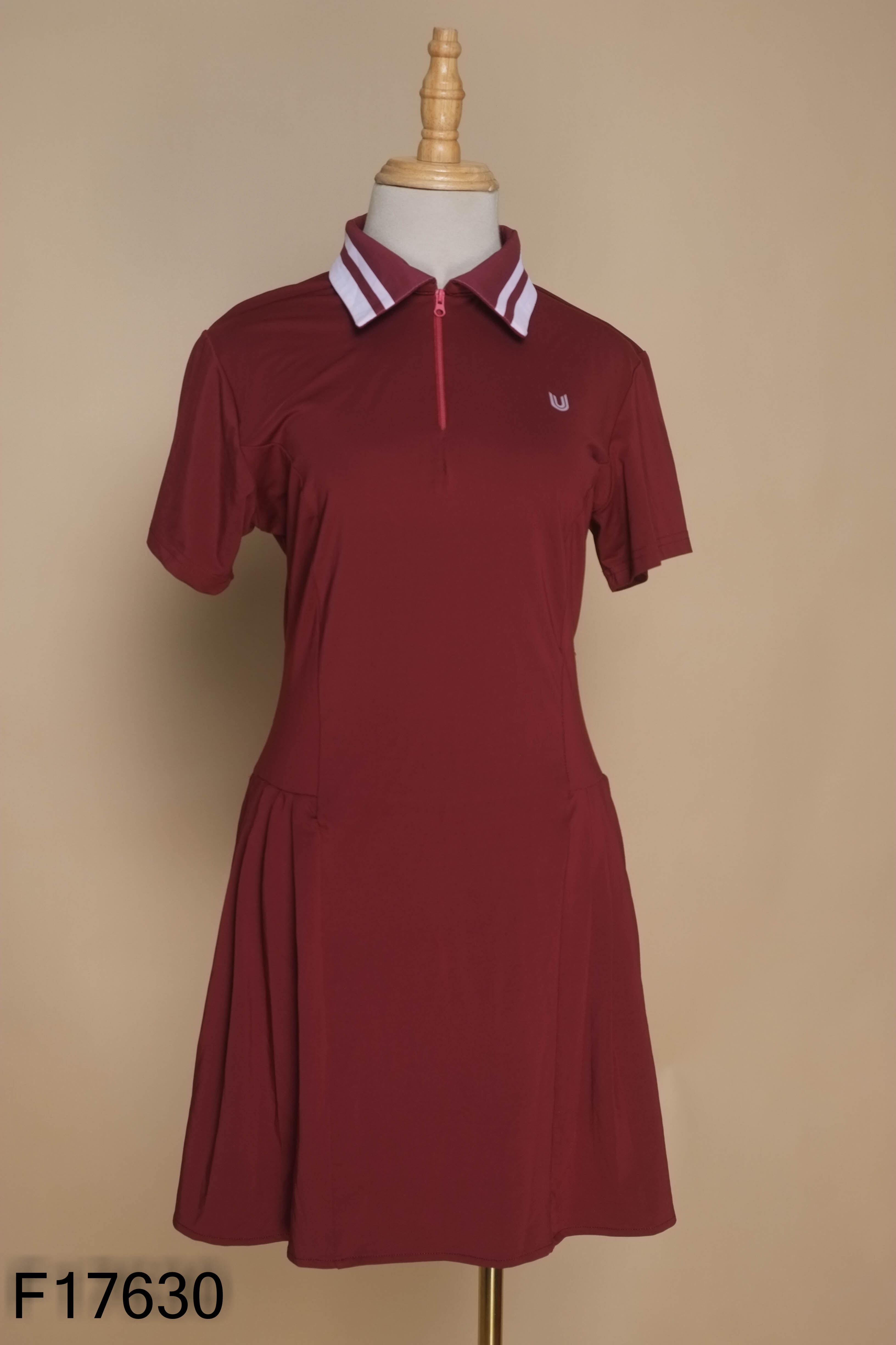 Váy tập TODAY U WEAR đỏ mận (kèm quần)