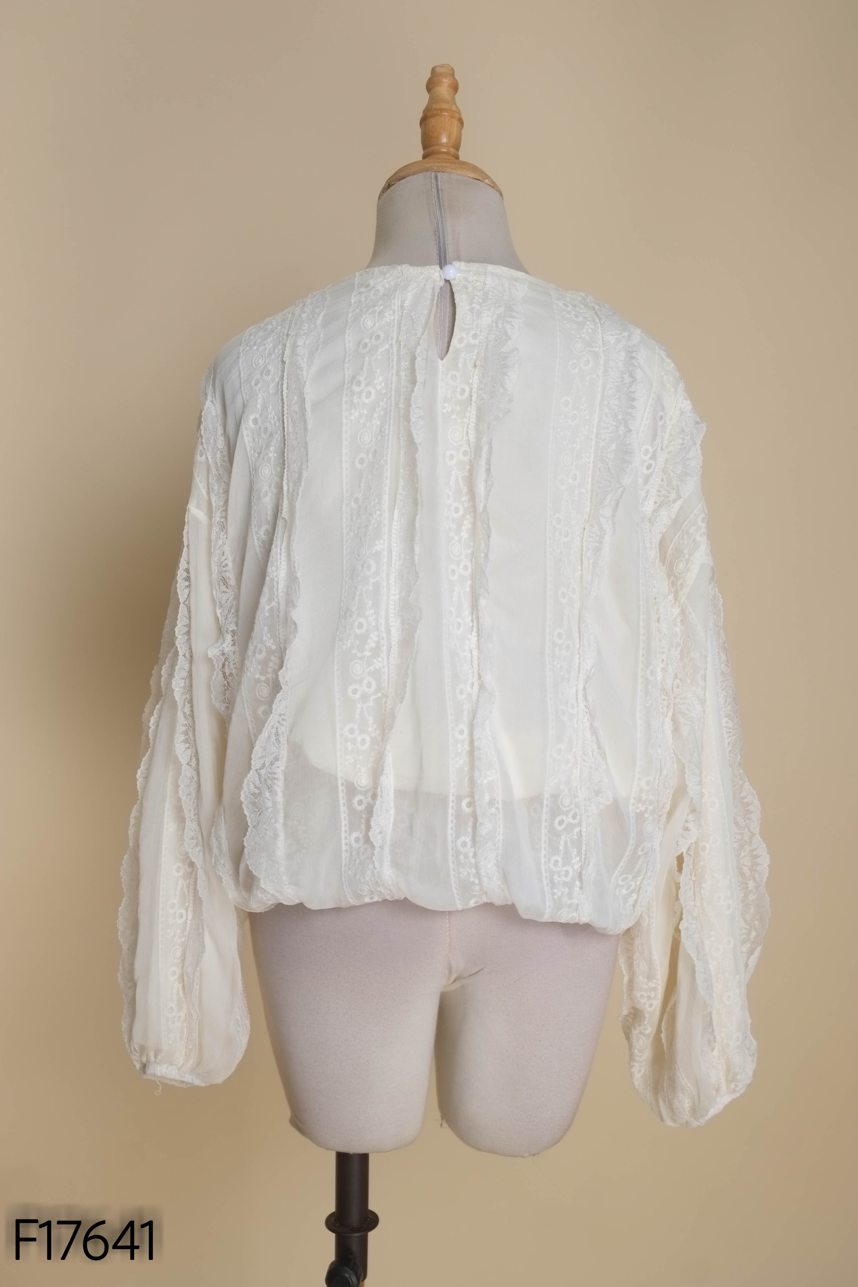 Áo babydoll be voan họa tiết