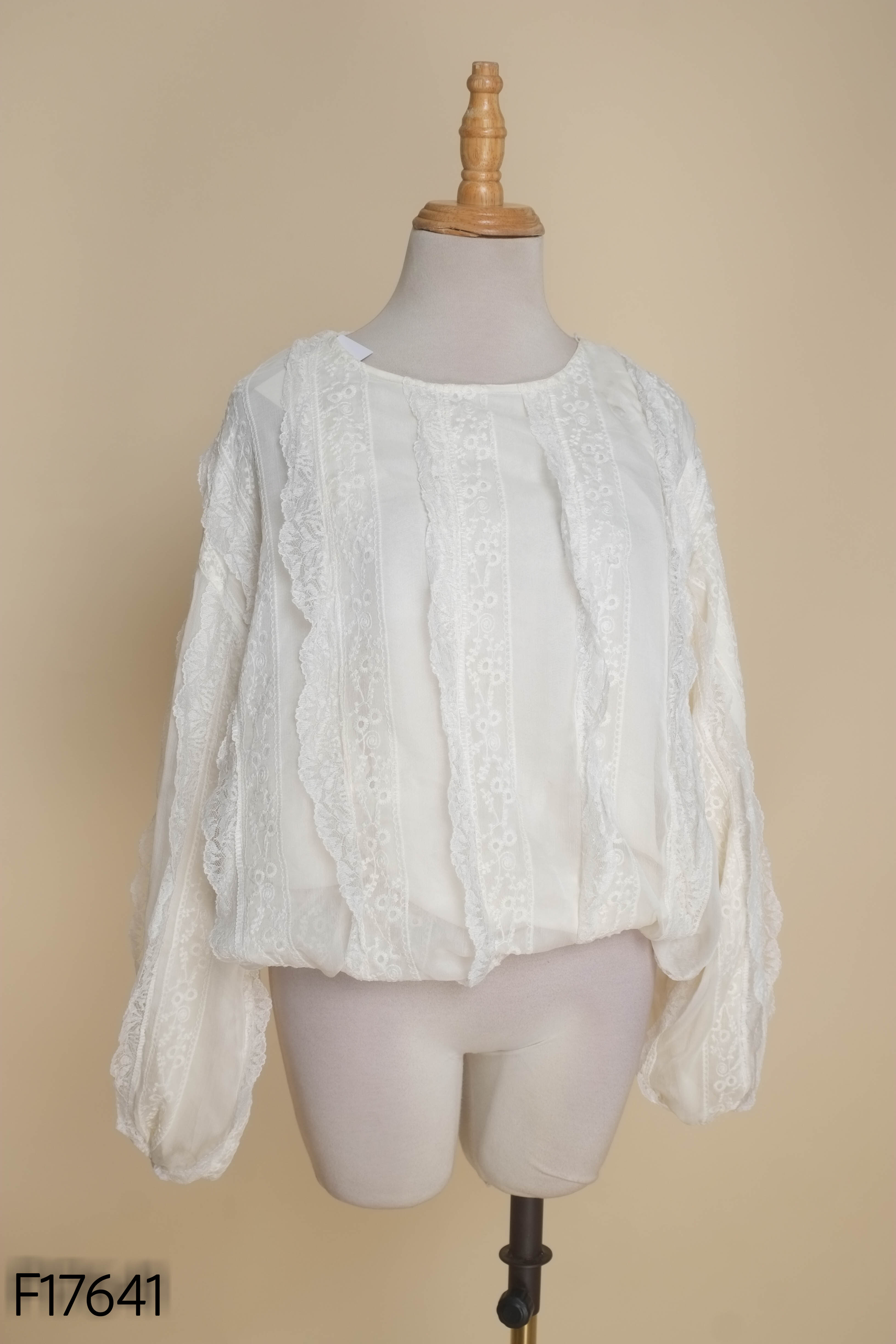 Áo babydoll be voan họa tiết