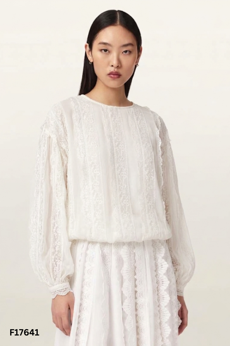 Áo babydoll be voan họa tiết