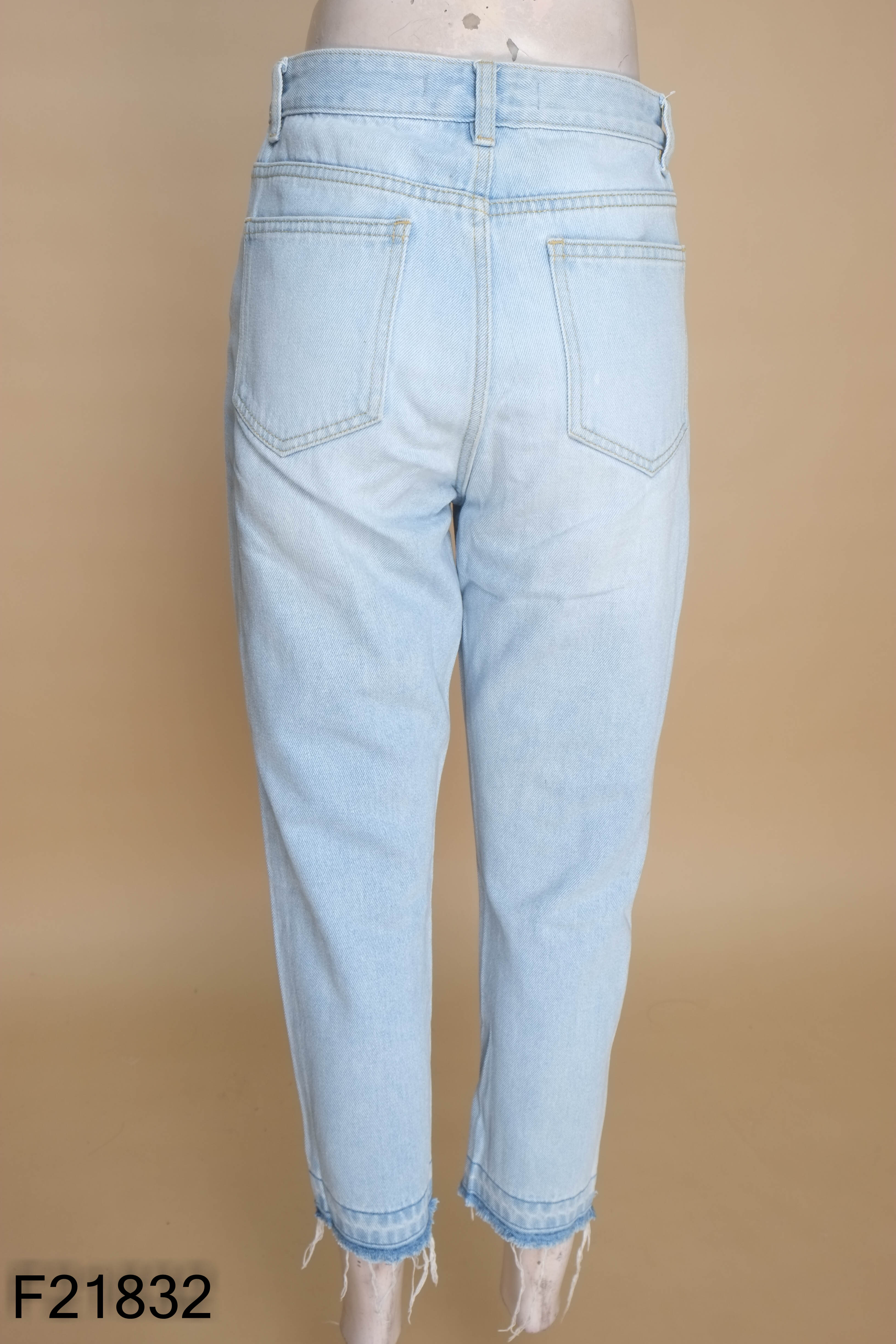 Quần jeans xanh ELISE BASIC