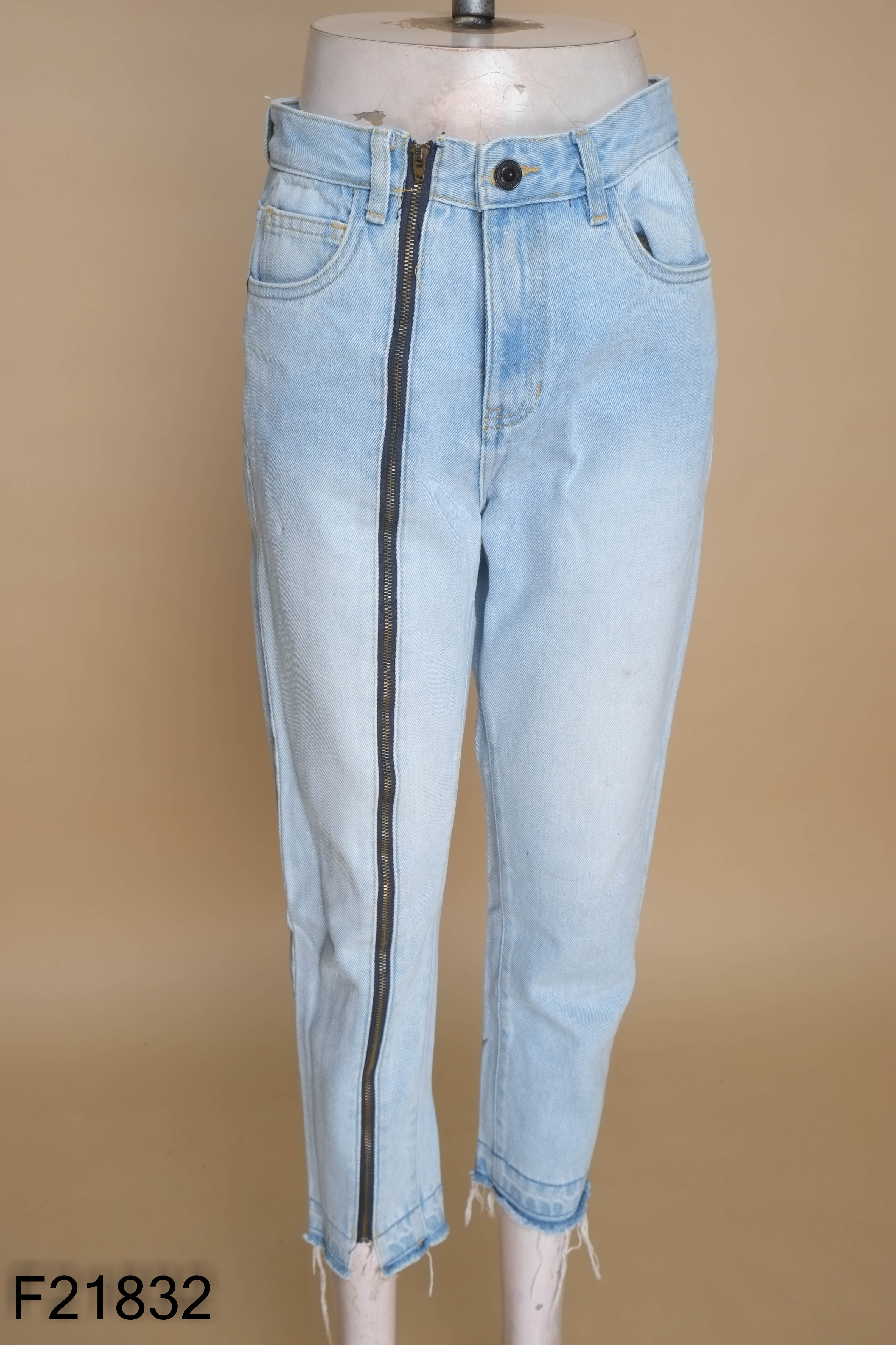 Quần jeans xanh ELISE BASIC