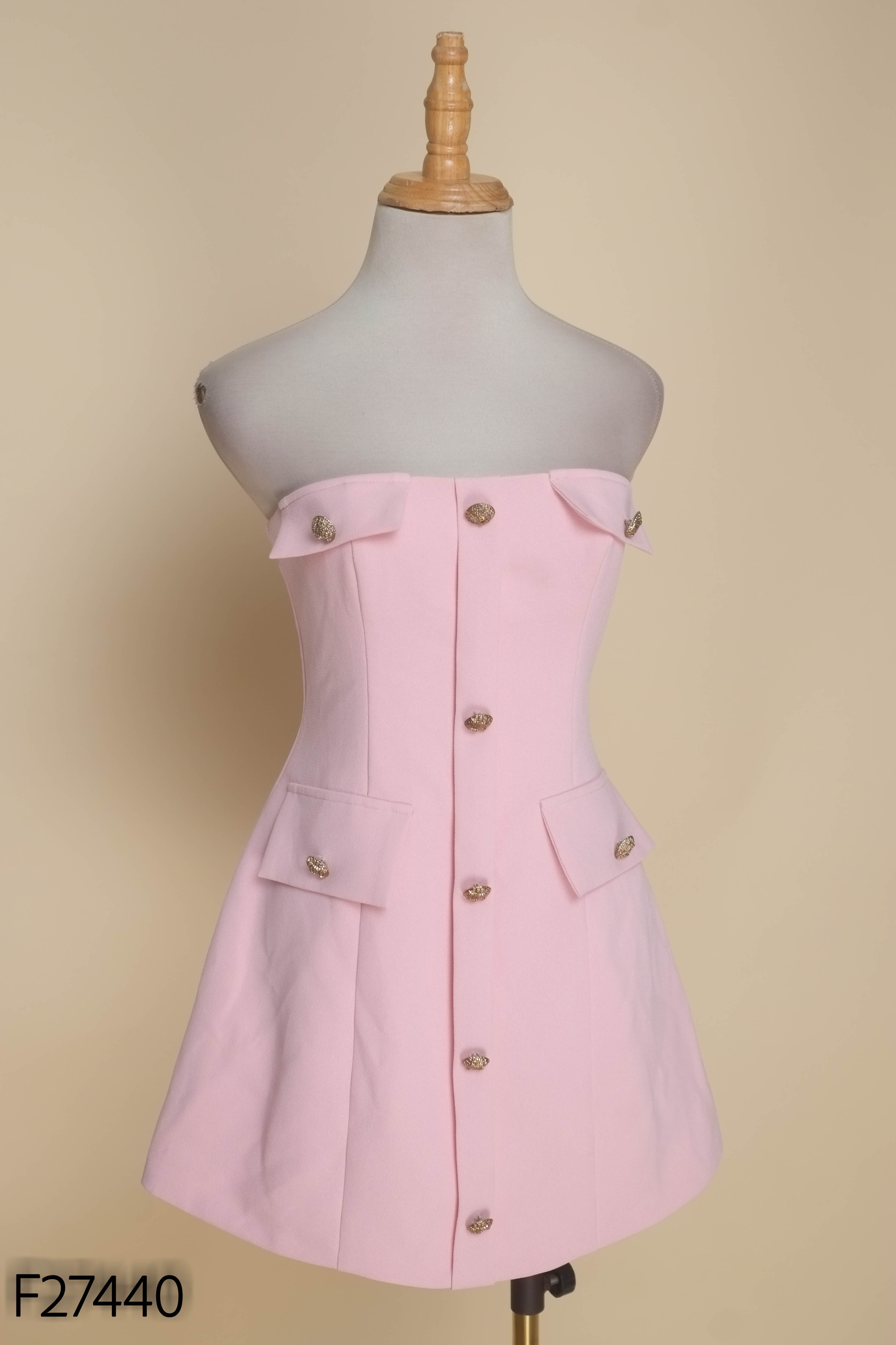 Váy cúp ngực hồng GLAM DOLL