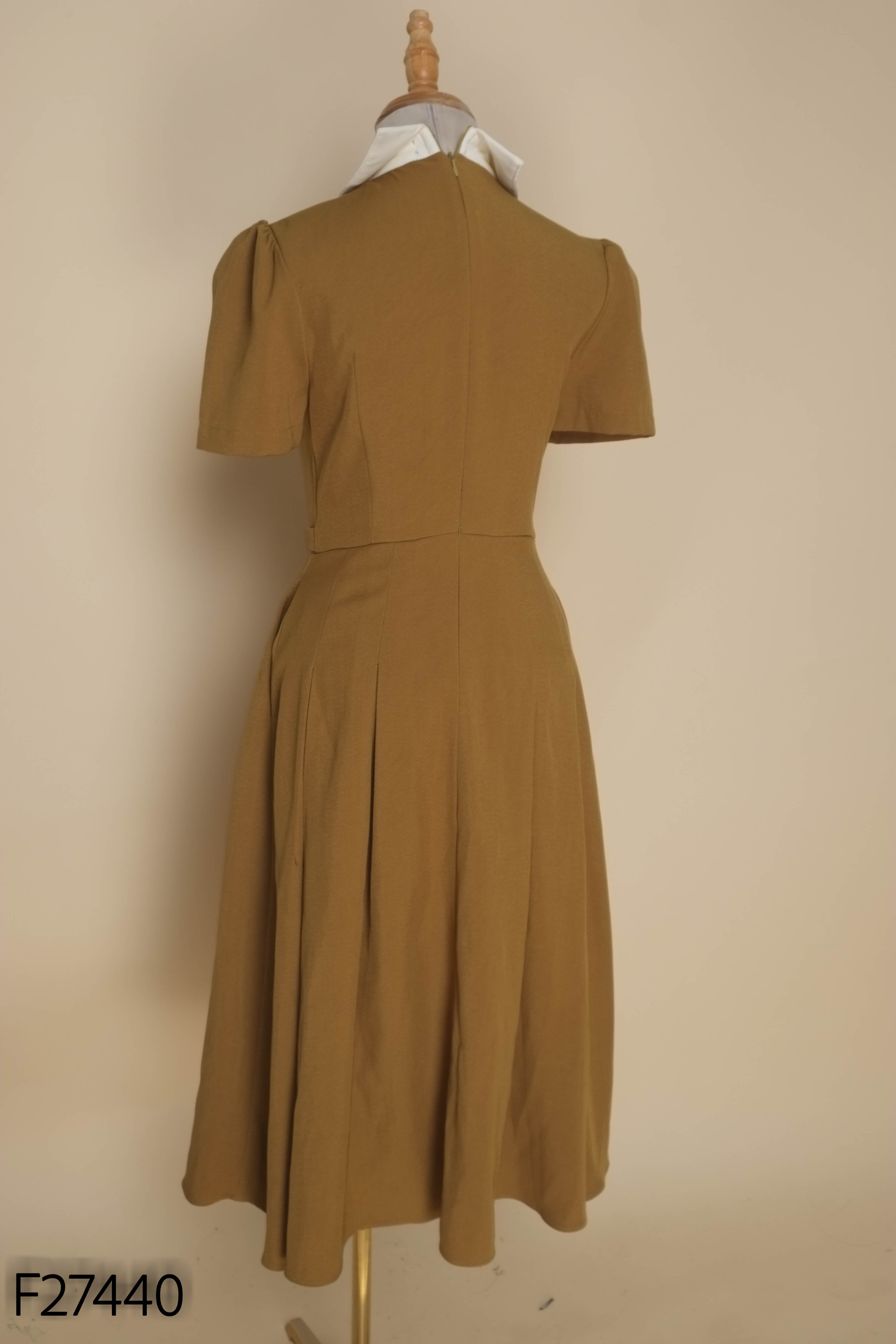 Váy xanh cổ be PHƯƠNG PHAN DESIGN