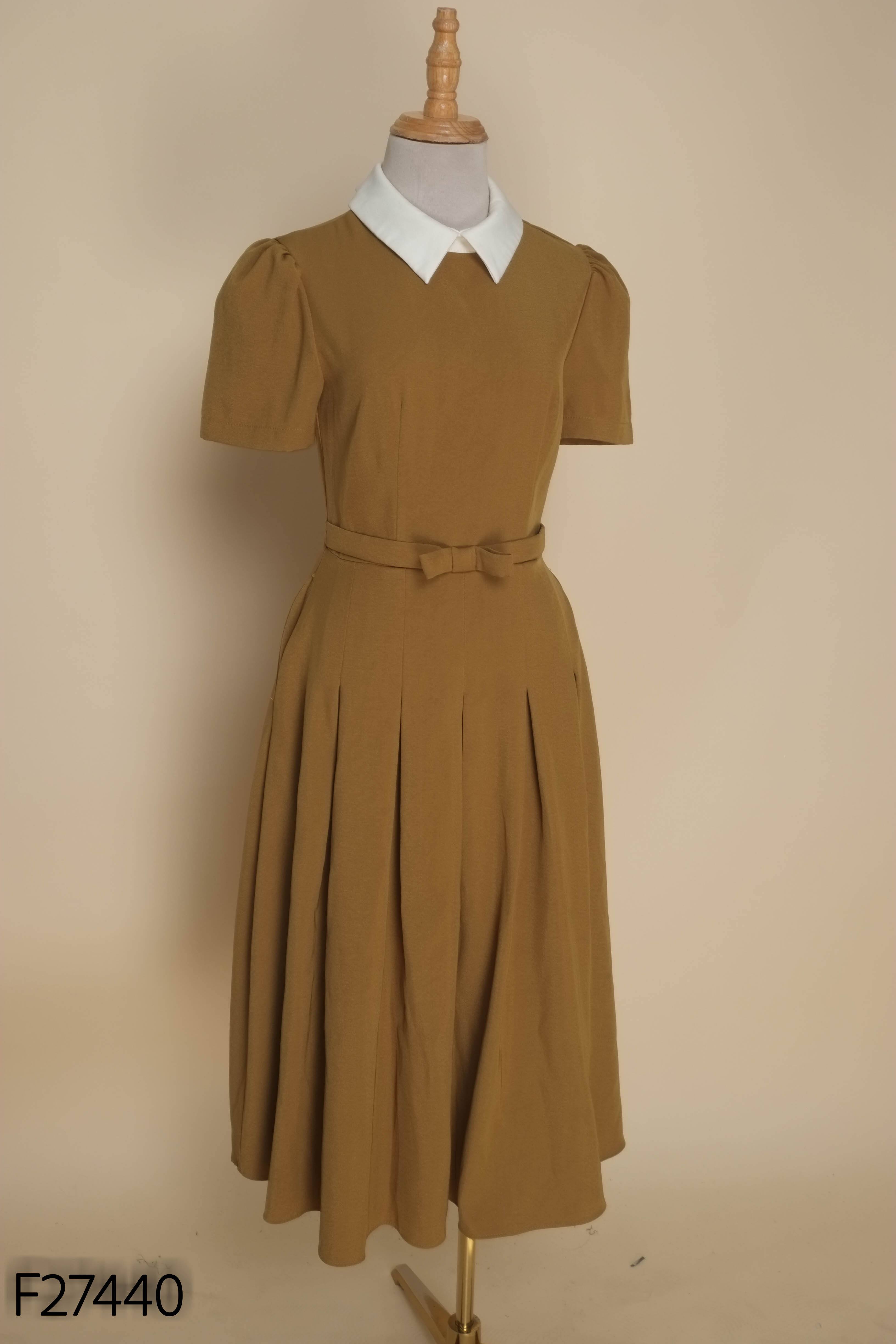 Váy xanh cổ be PHƯƠNG PHAN DESIGN