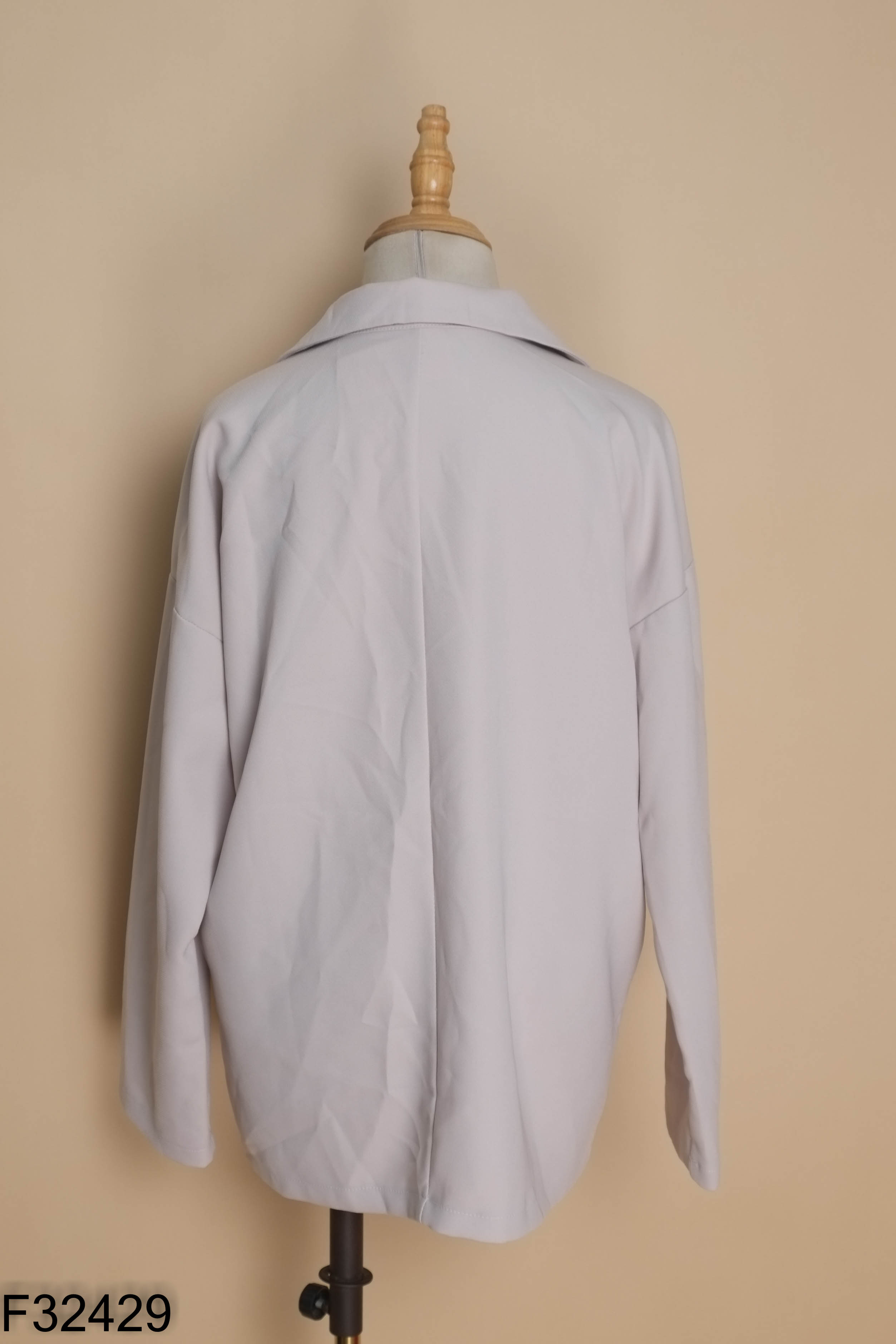 Áo blazer be trơn (1 lớp)