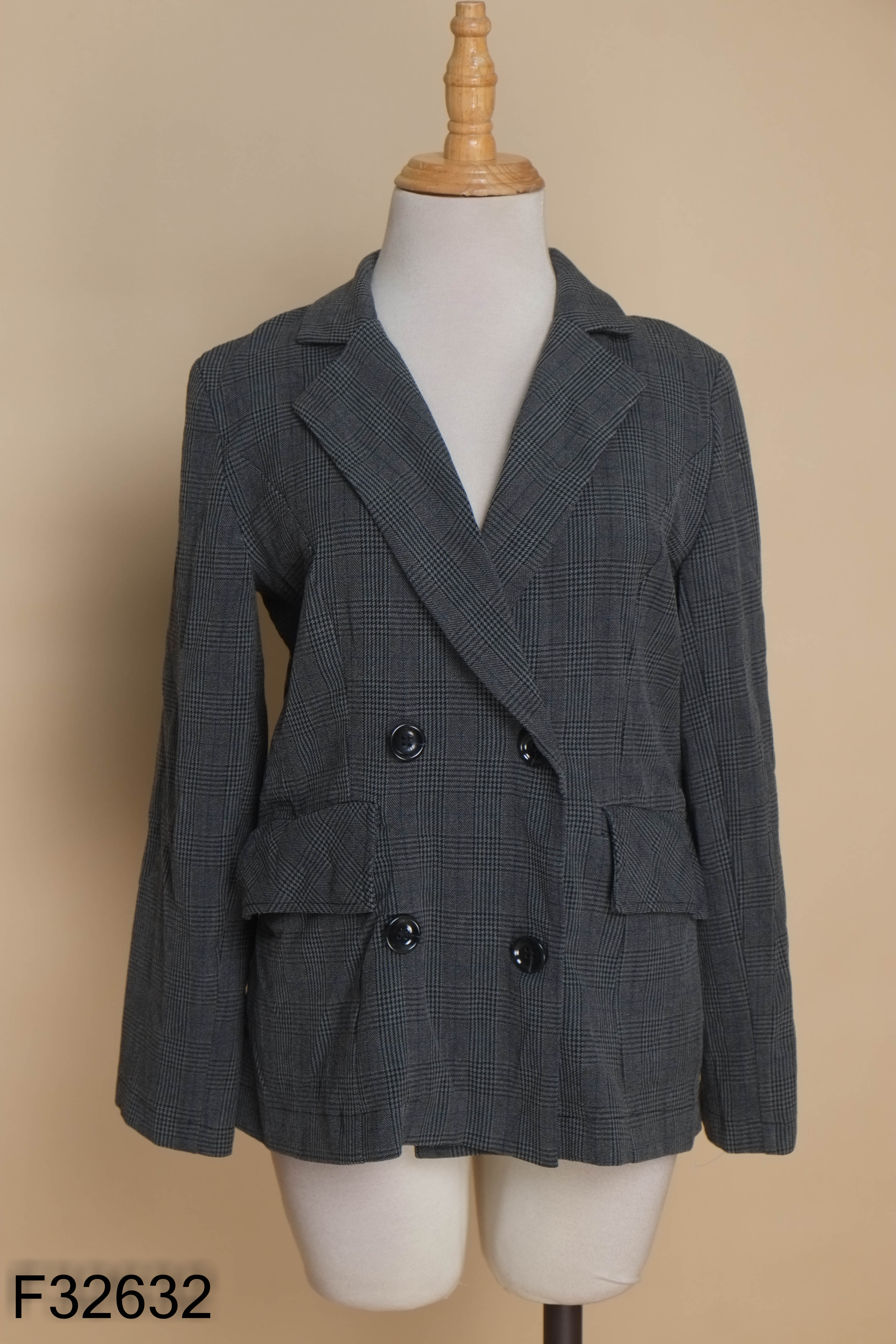 Áo blazers MOSOHALI kẻ ghi