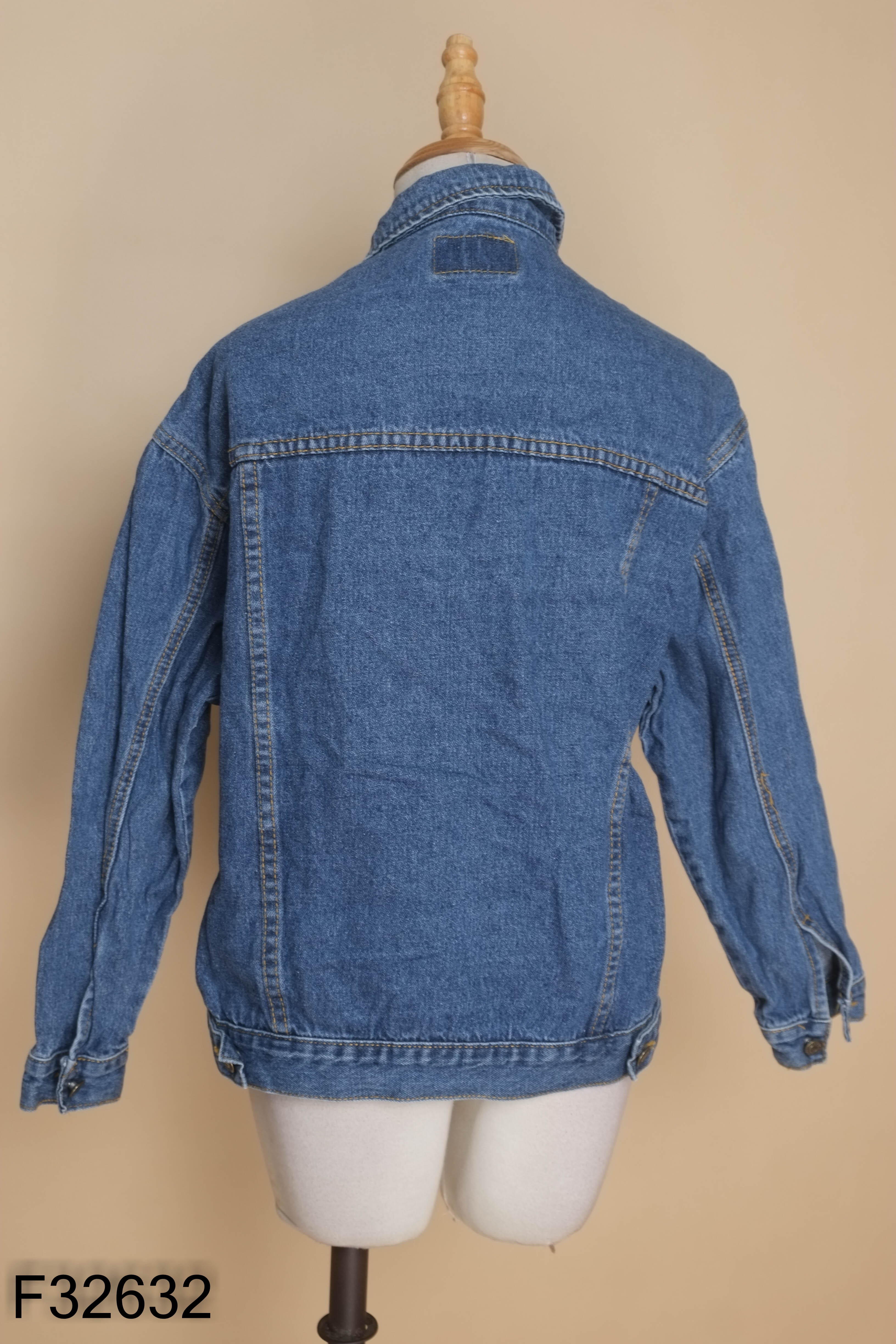 Áo khoác jeans YANGYANG xanh lửng