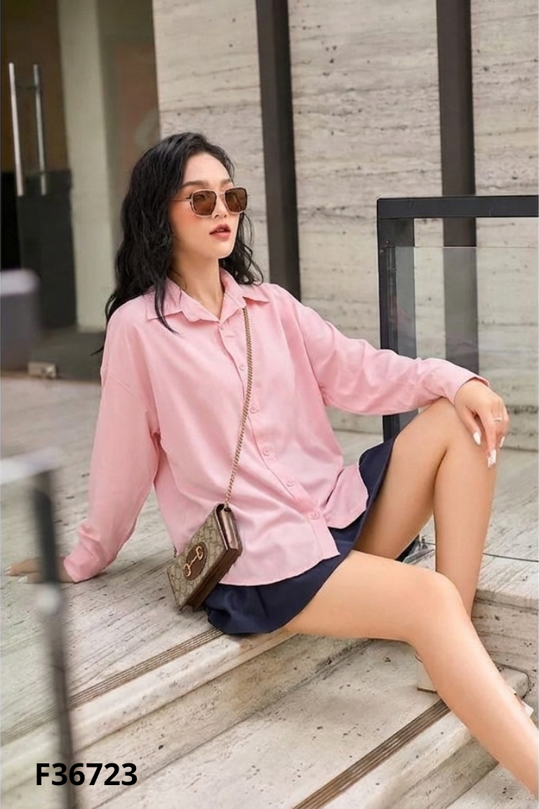 NEWTAG Áo sơ mi 20GAIN hồng