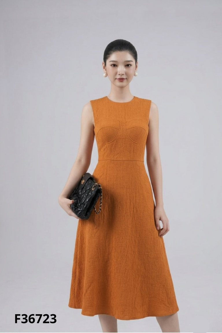 Váy sát nách OLV BOUTIQUE nâu