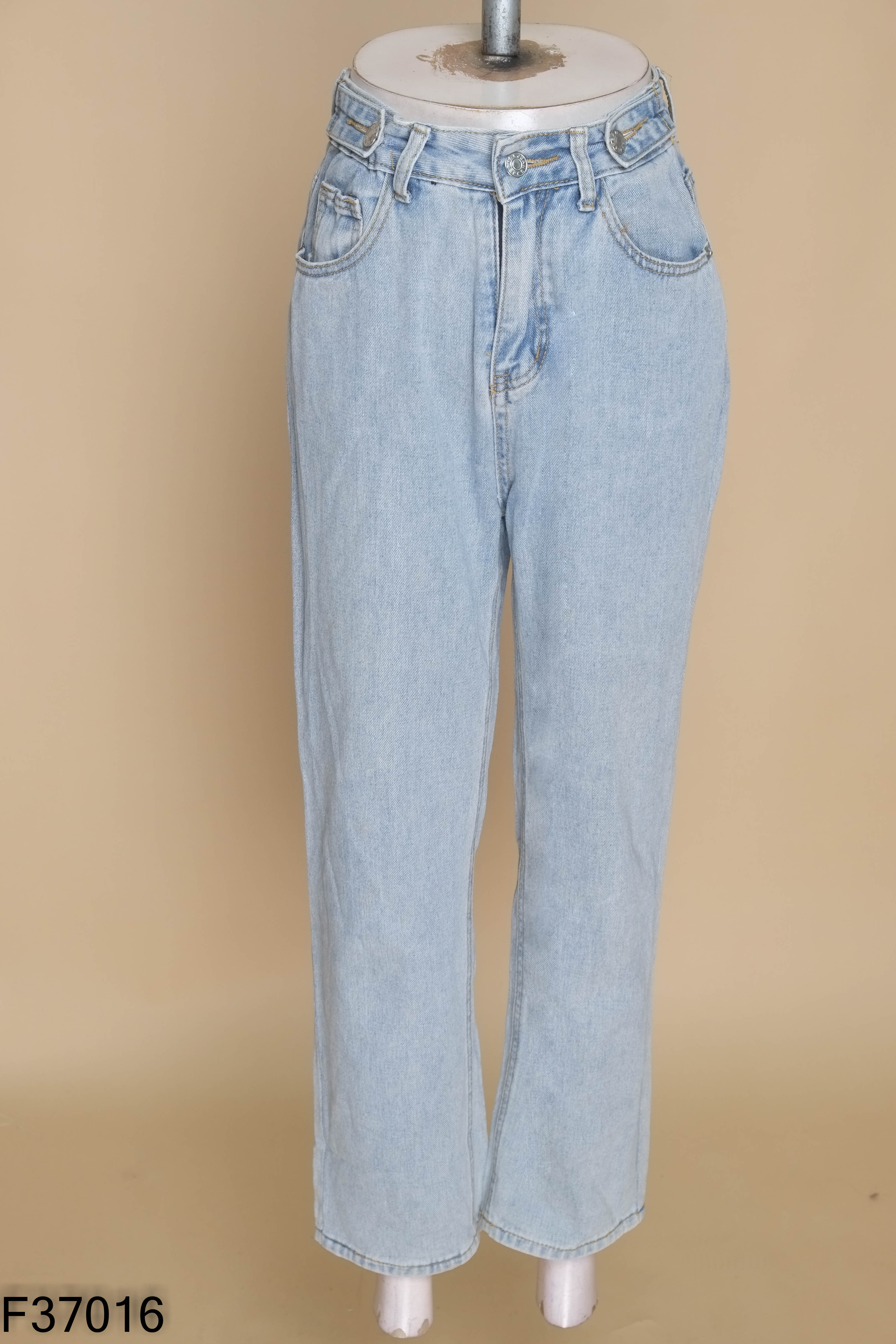 Quần jeans trơn xanh nhạt