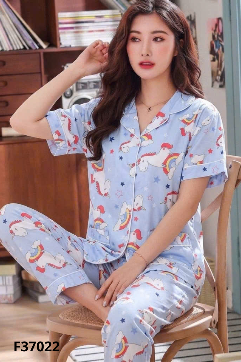 Set bộ ngủ xanh ĐÍNH TIÊN+quần