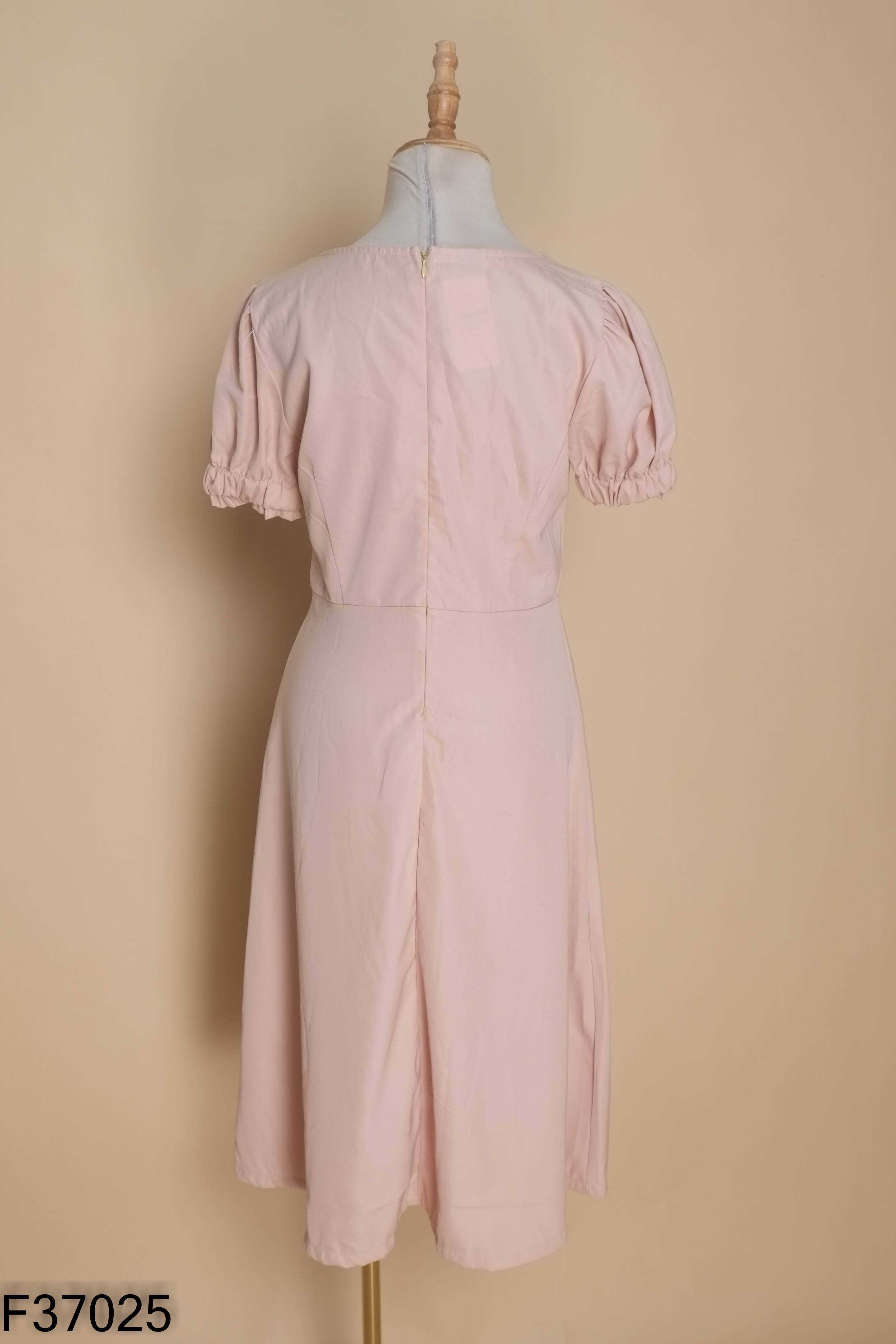 Váy nâu ALL STAR cổ nơ