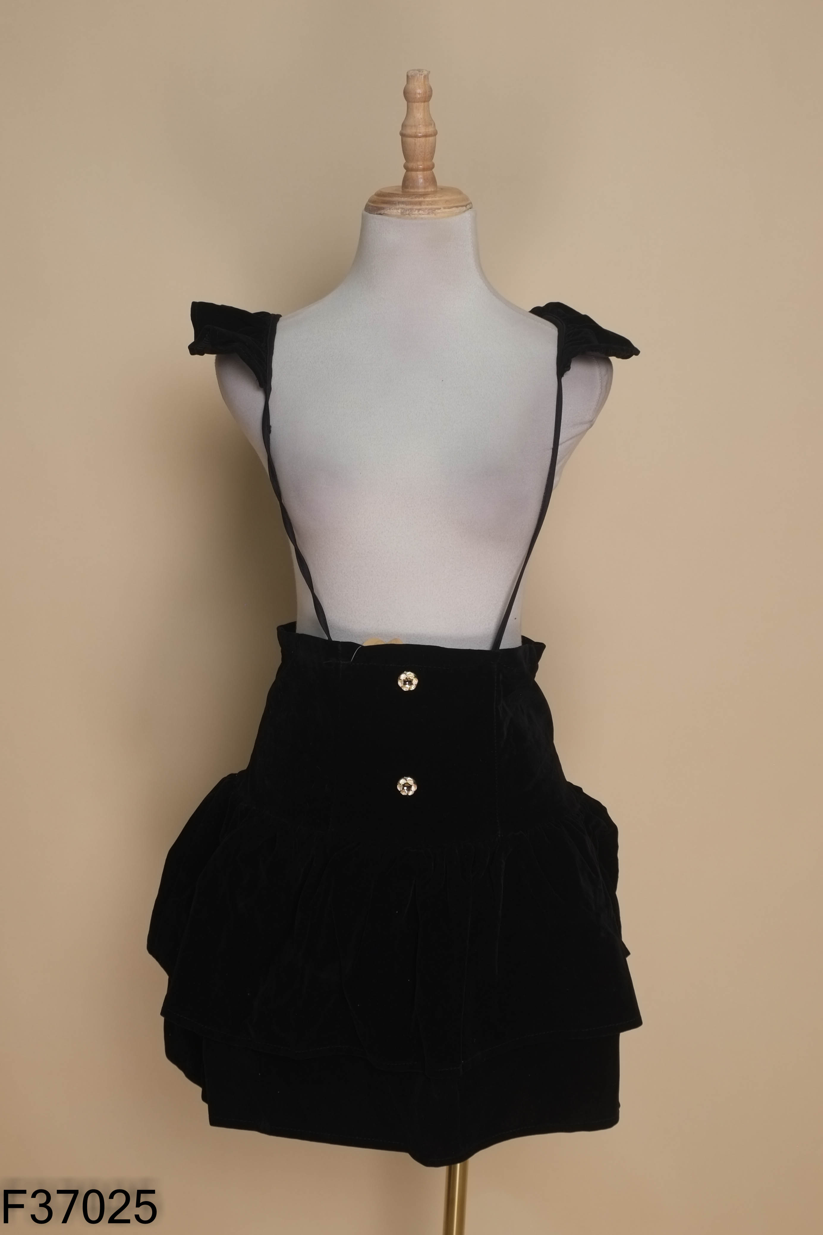 NEWTAG áo nhung cúc đồng