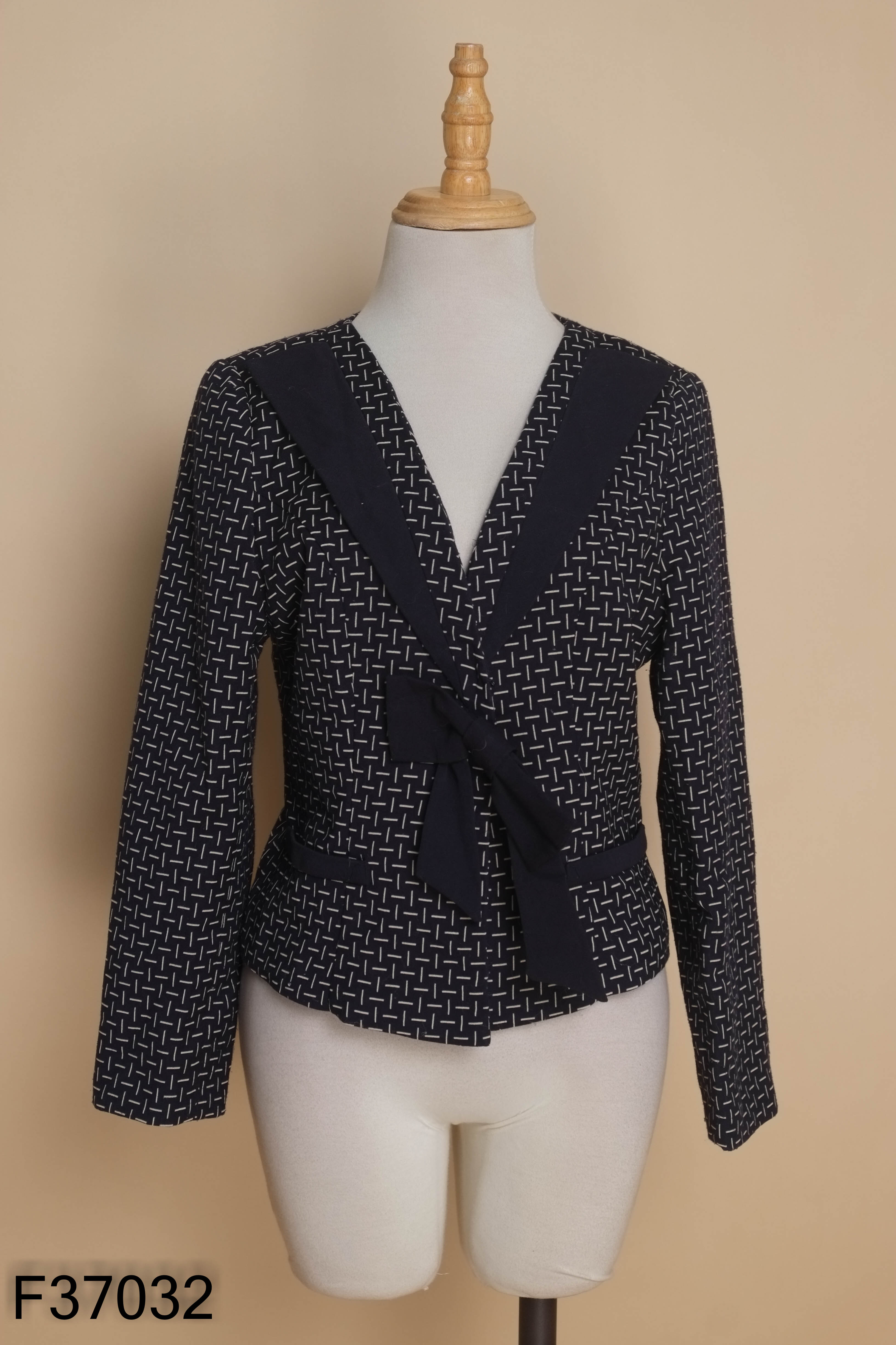 Áo vest phối kiểu xanh NEM