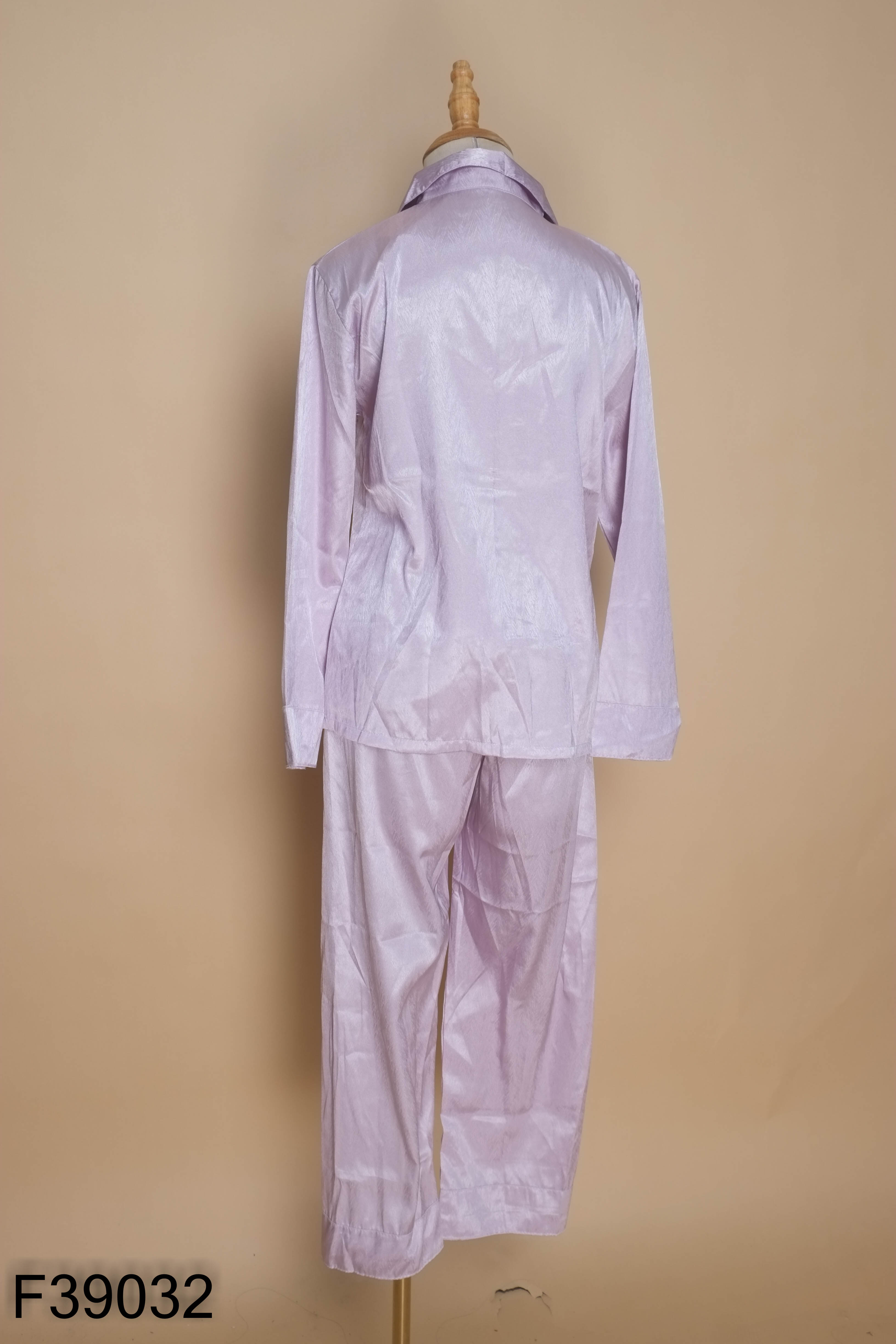 Set áo ngủ tím + quần dài