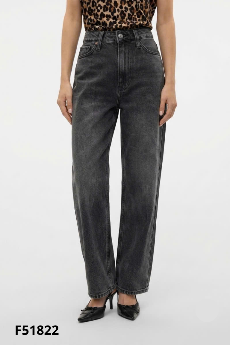 Quần jeans HM xám trơn