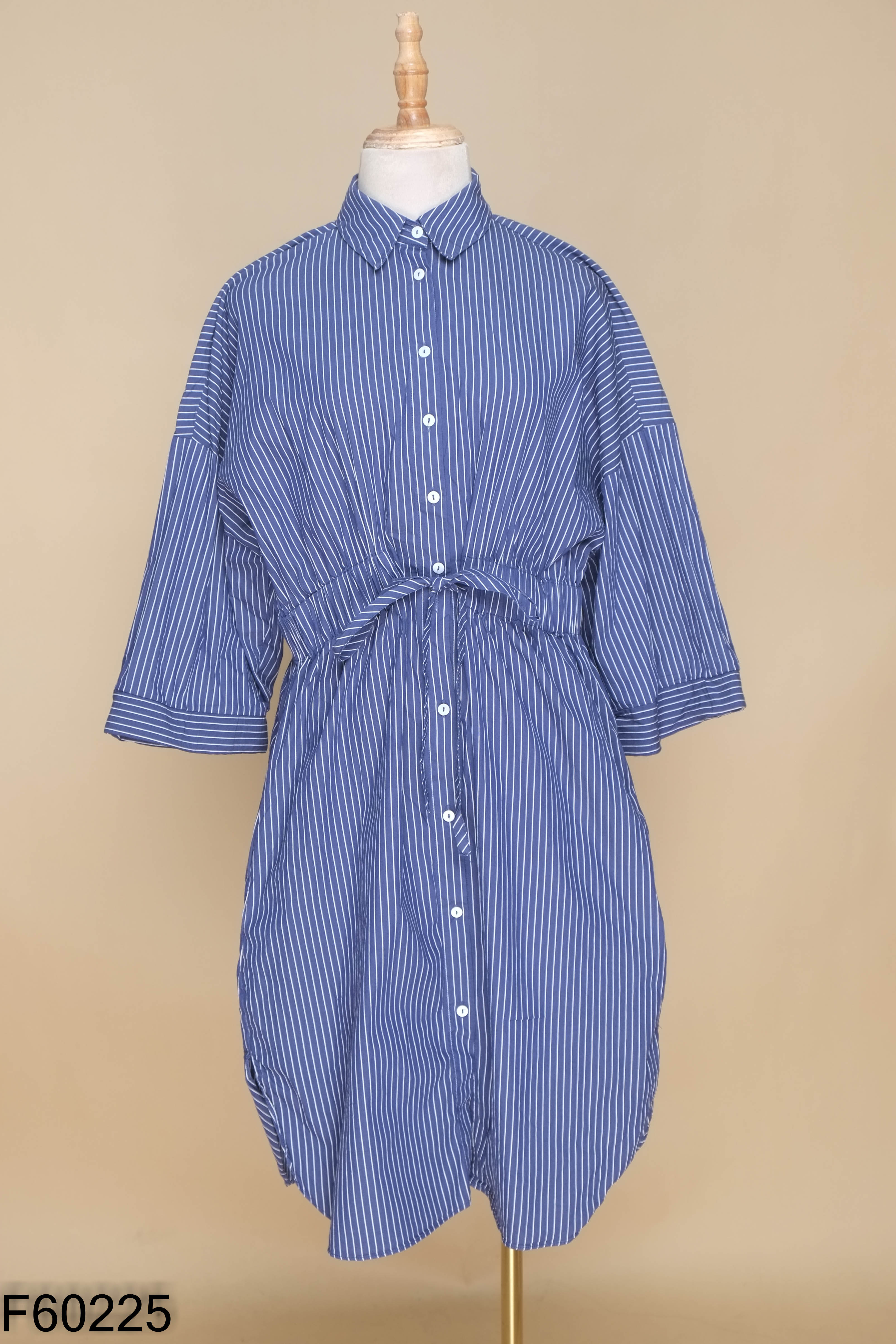 Váy kẻ xanh ZARA WOMAN
