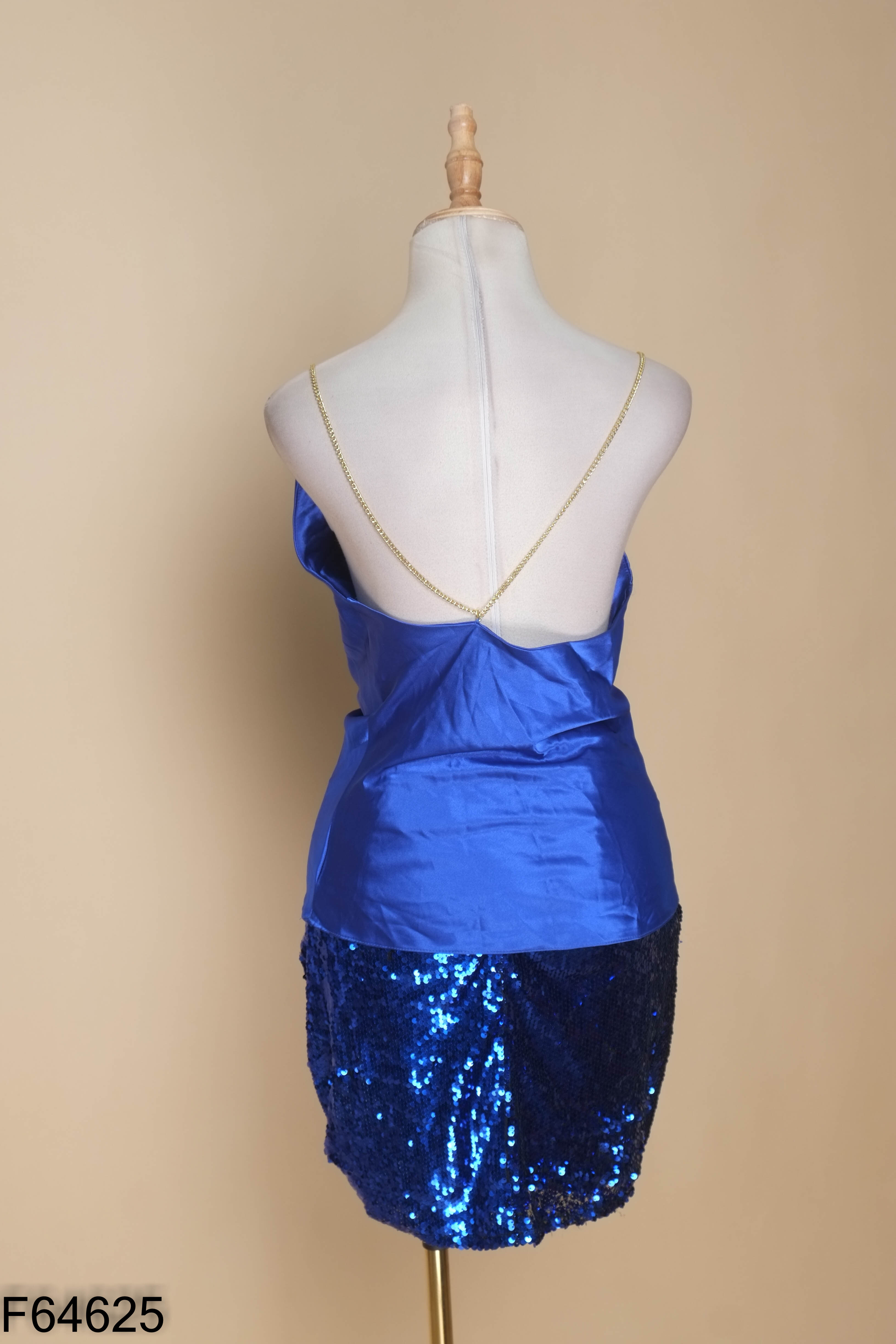 Set xanh dây+váy đính hạt BOOHOO