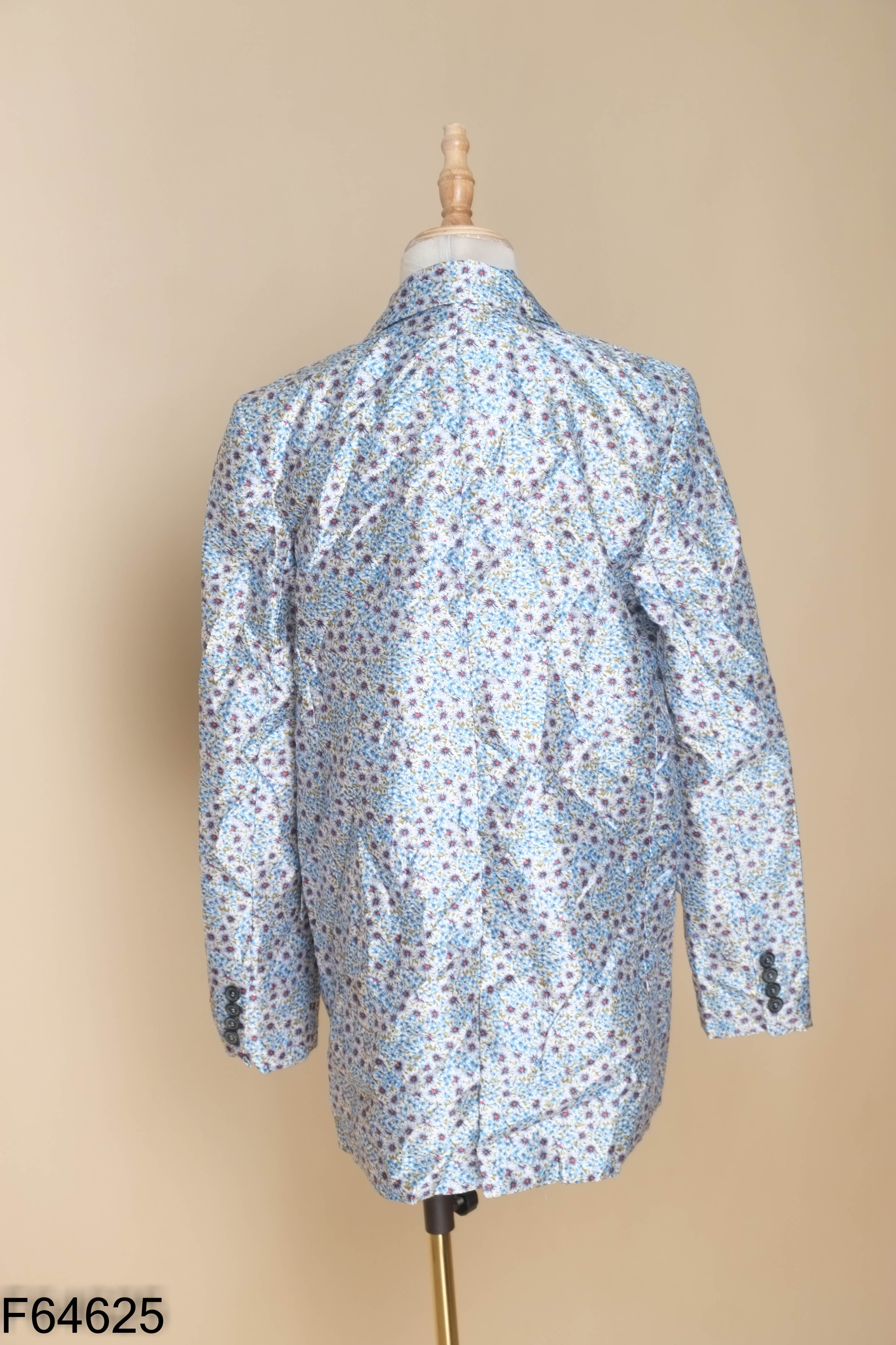 Áo blazer xanh hoa ZARA