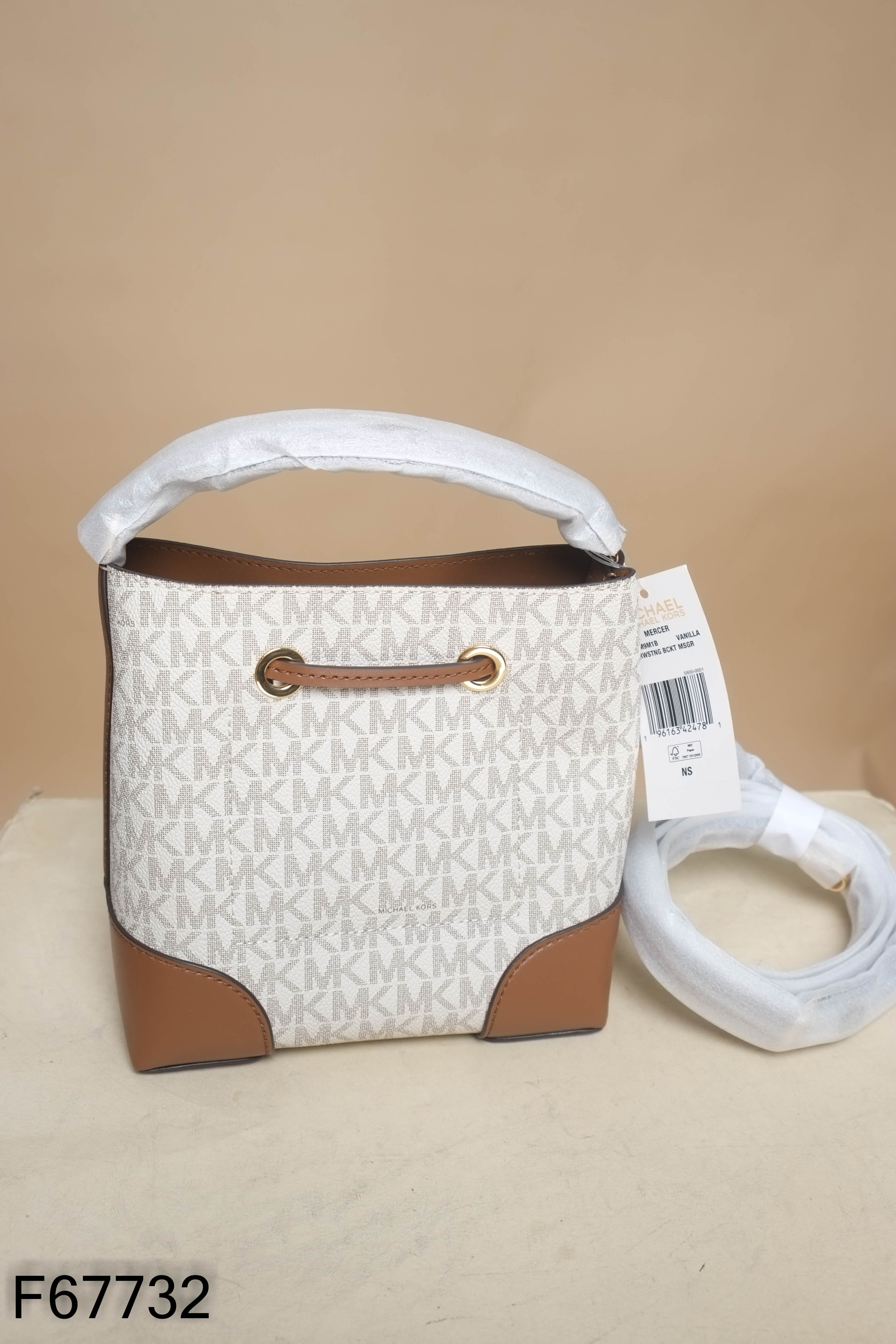 Túi xách MICHAEL KORS be phối nâu