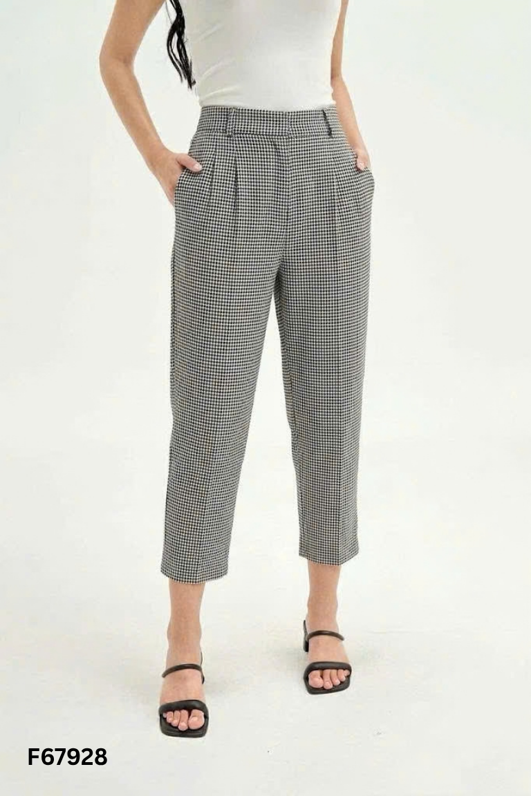 Quần đen ADORE DRESS kẻ caro