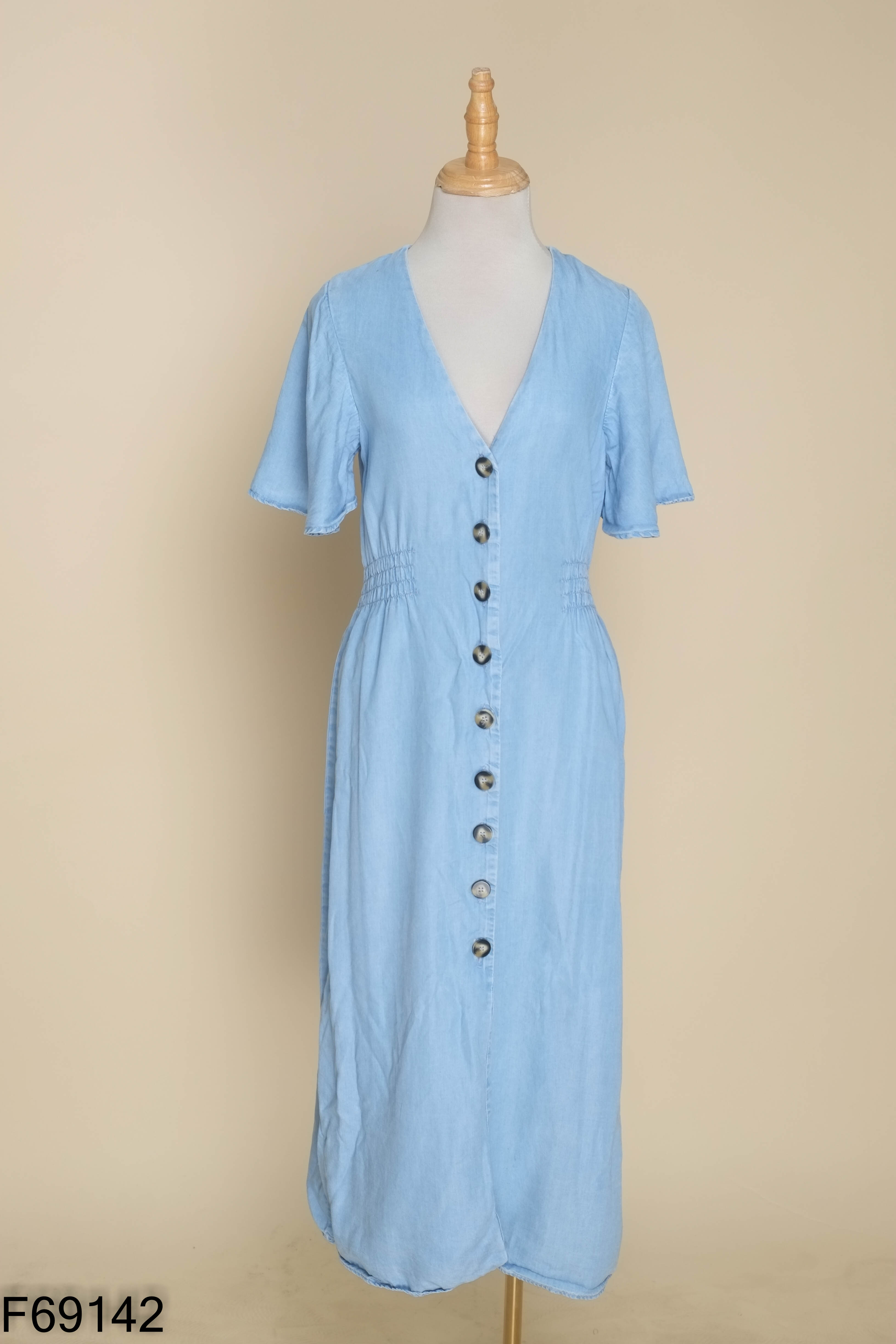 Váy jean ZARA xanh nhạt