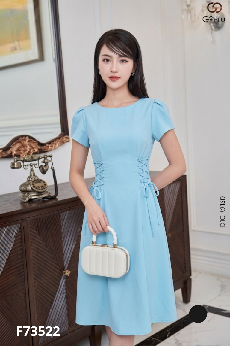 Váy G9 MOZA xanh bạc hà
