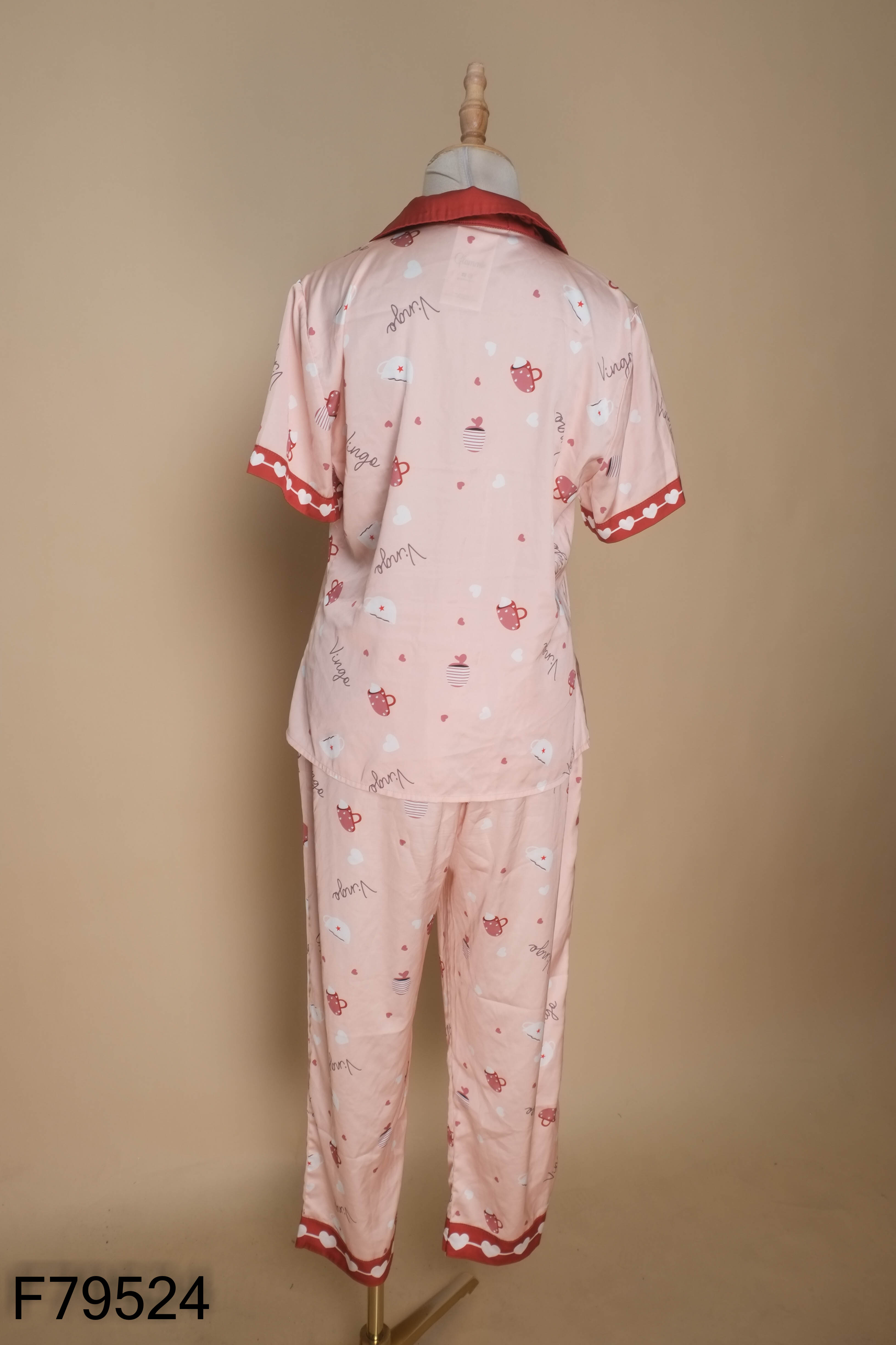 Set bộ ngủ cam VINGOVN+quần